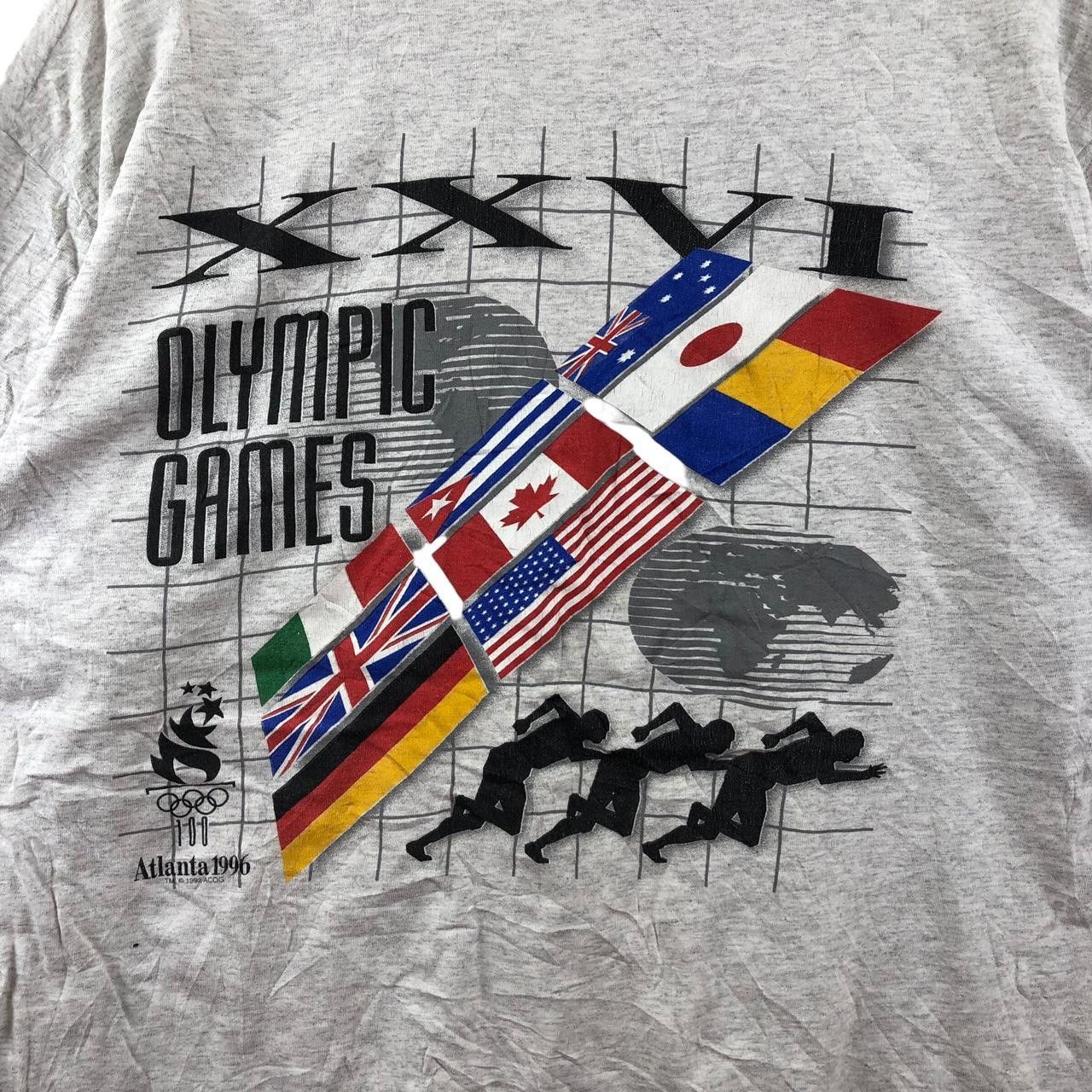 Vintage Vintage 1996 OLYMPIC GAMES ATLANTA National Flags Tee Shirt Size US XL / EU 56 / 4 - 8 Thumbnail
