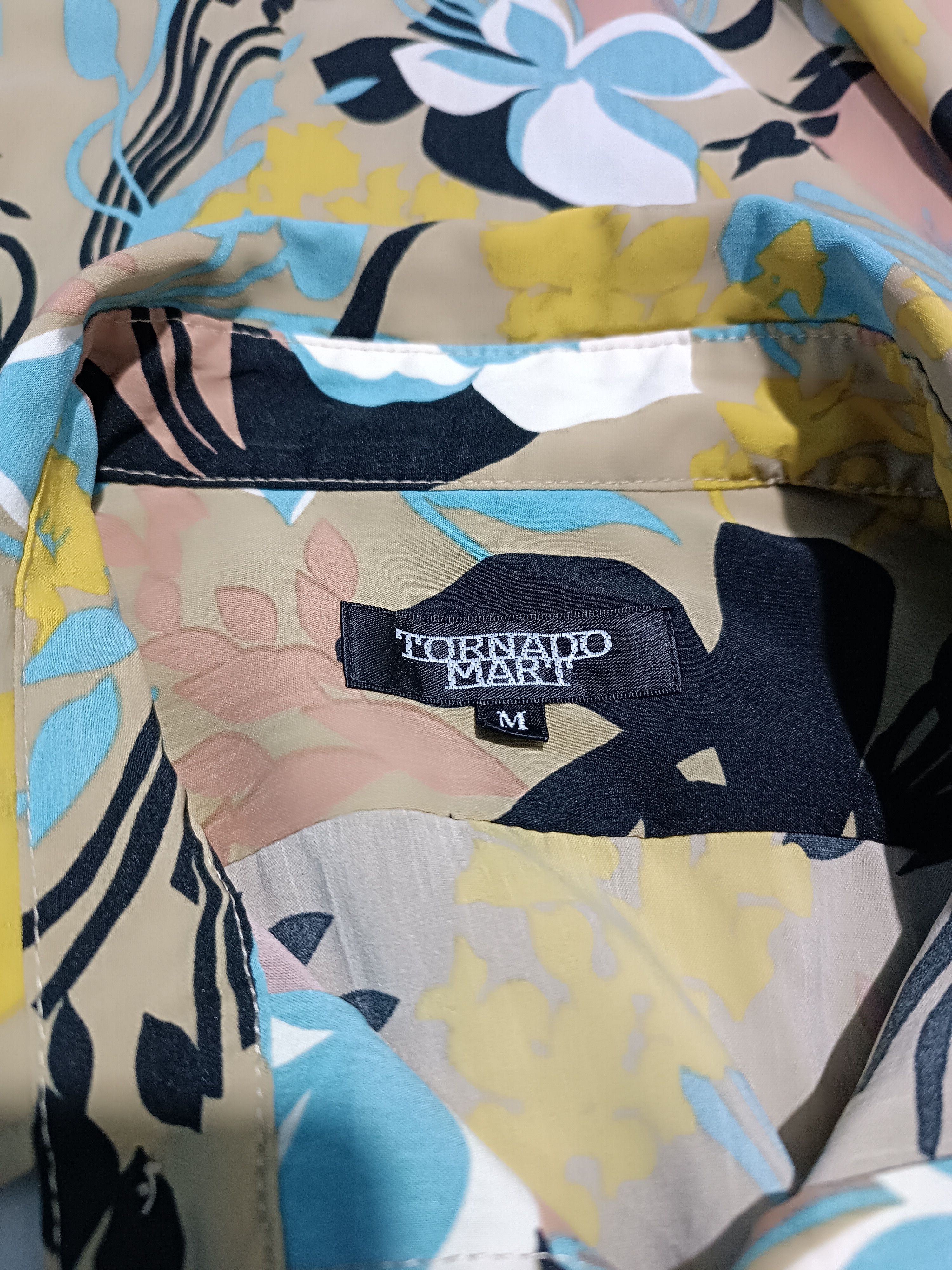 Tornado Mart Tornado Mart Flower Pattern Shirt Size US M / EU 48-50 / 2 - 6 Thumbnail
