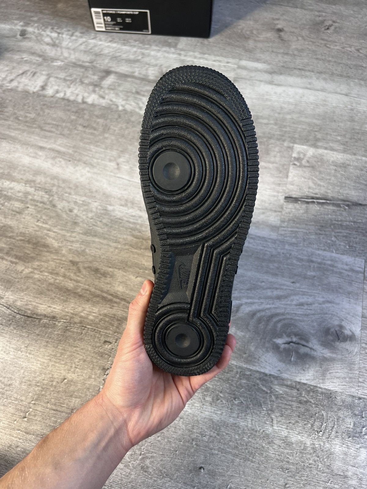 Nike Nike SF Air Force 1 High Triple Black shoe’s Size US 8 / EU 41 - 14 Thumbnail
