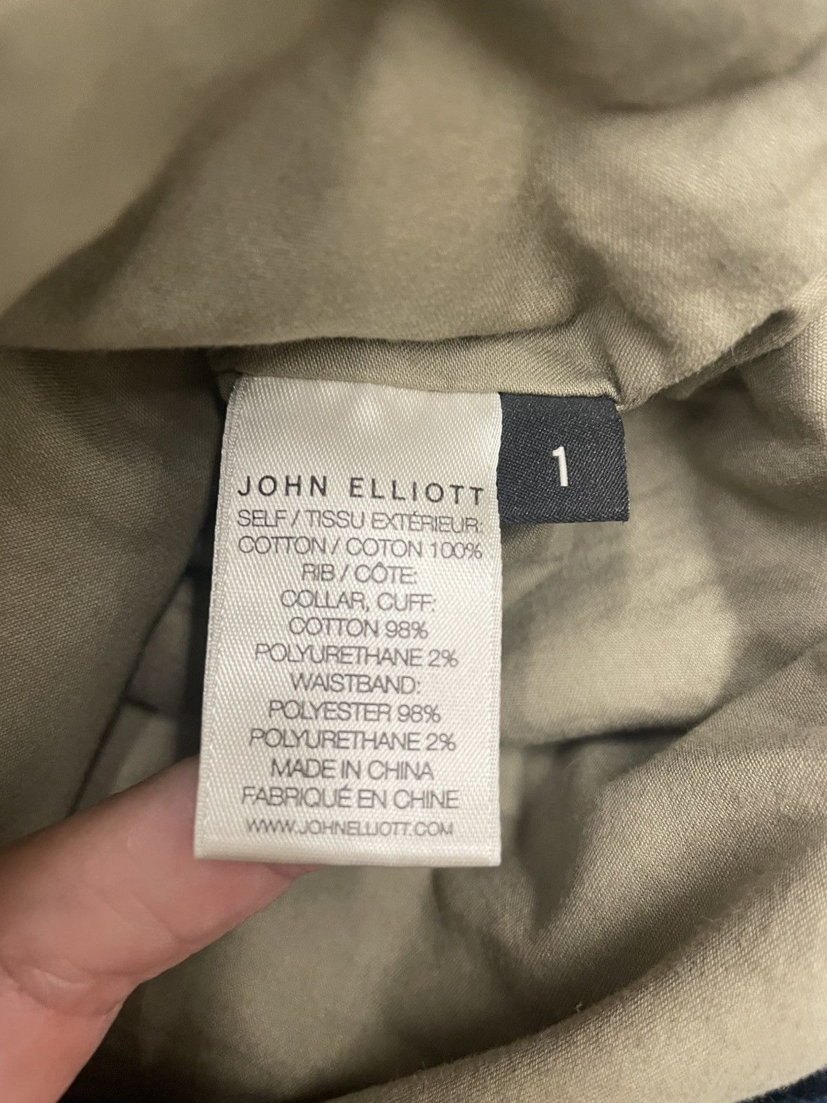 John Elliott John Elliott Beige Bomber Jacket Size US M / EU 48-50 / 2 - 6 Thumbnail