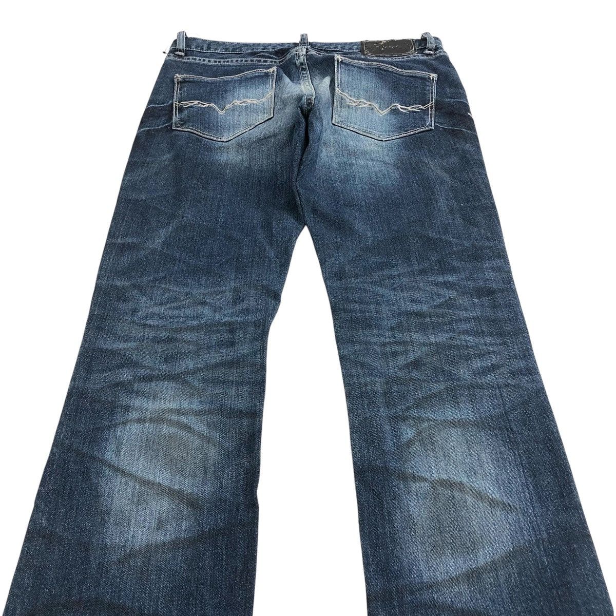 GOSTAR DE FUGA × If Six Was Nine × Le Grande Bleu (L.G.B.) Y2K FUGA Whiskered Faded Punk Lgb Style Skinny Jeans Size US 30 / EU 46 - 12 Thumbnail