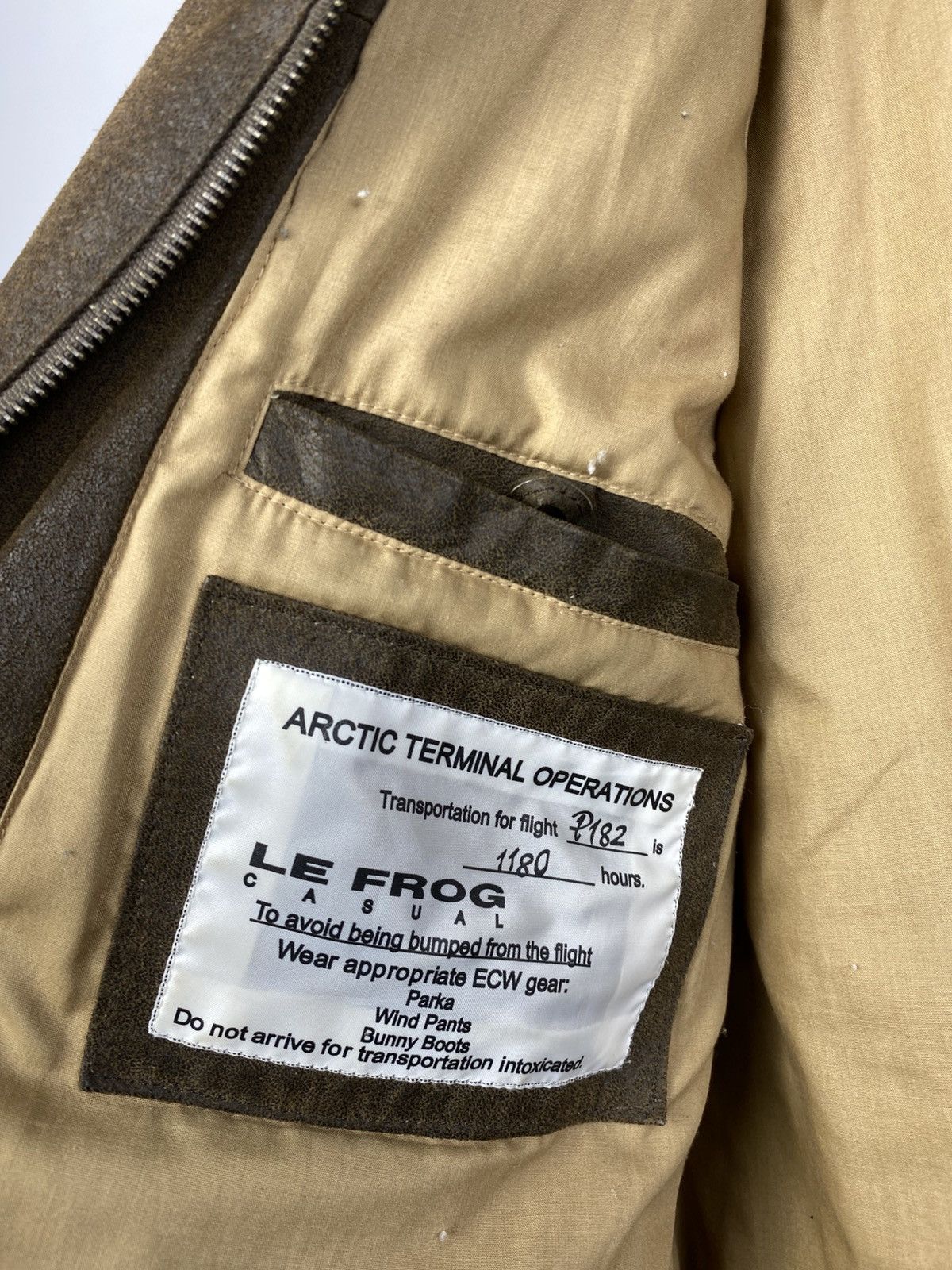 Vintage Vintage Leather Bomber Aviator Flight Jacket Schott Style Size US L / EU 52-54 / 3 - 12 Thumbnail