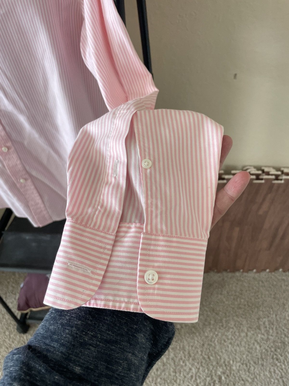 Ralph Lauren Purple Label Striped Button Dress shirt Size US L / EU 52-54 / 3 - 11 Thumbnail
