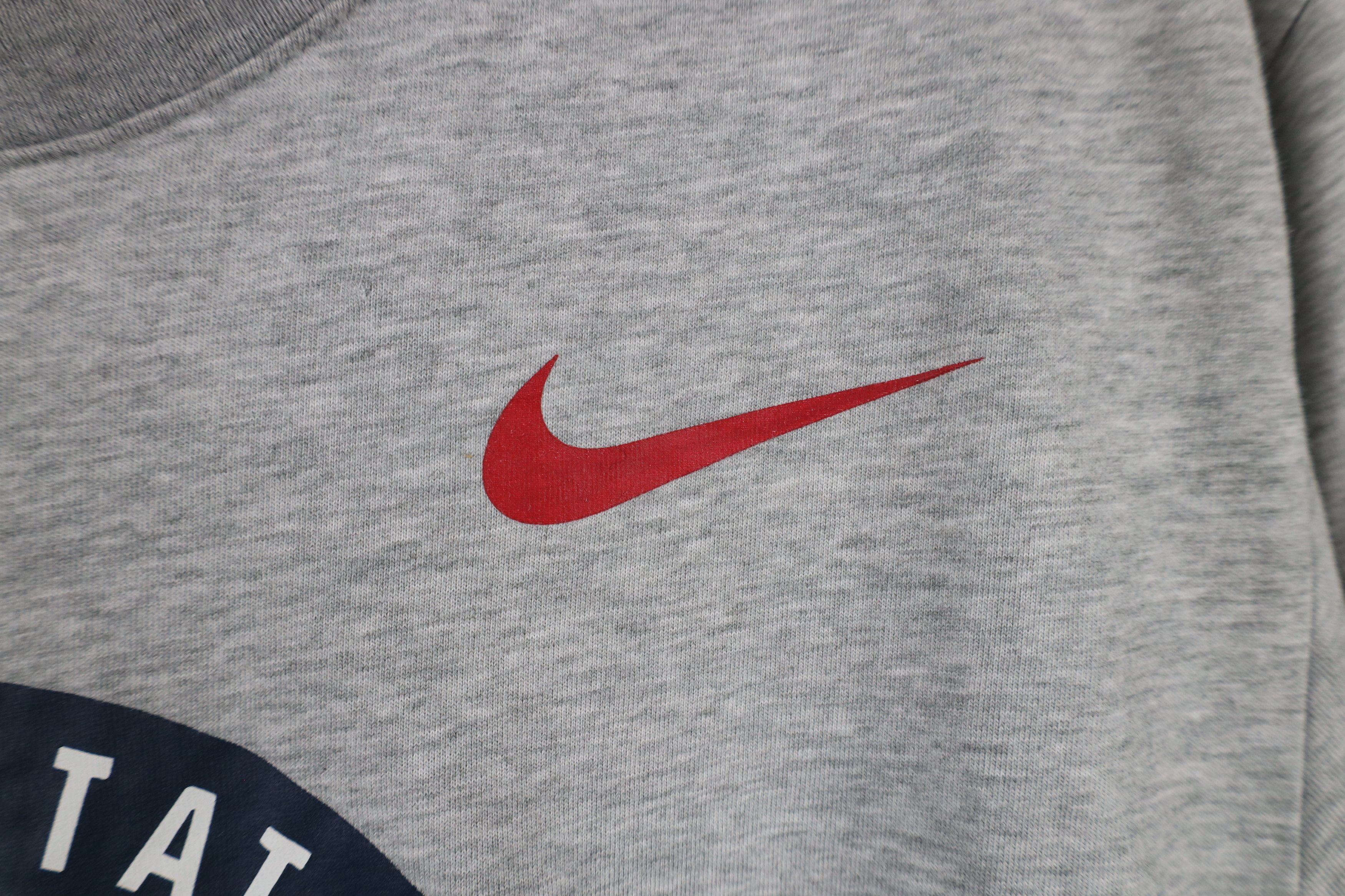 Nike × Vintage Nike Spell Out United States Olympic Team T-Shirt Gray Size US M / EU 48-50 / 2 - 4 Thumbnail