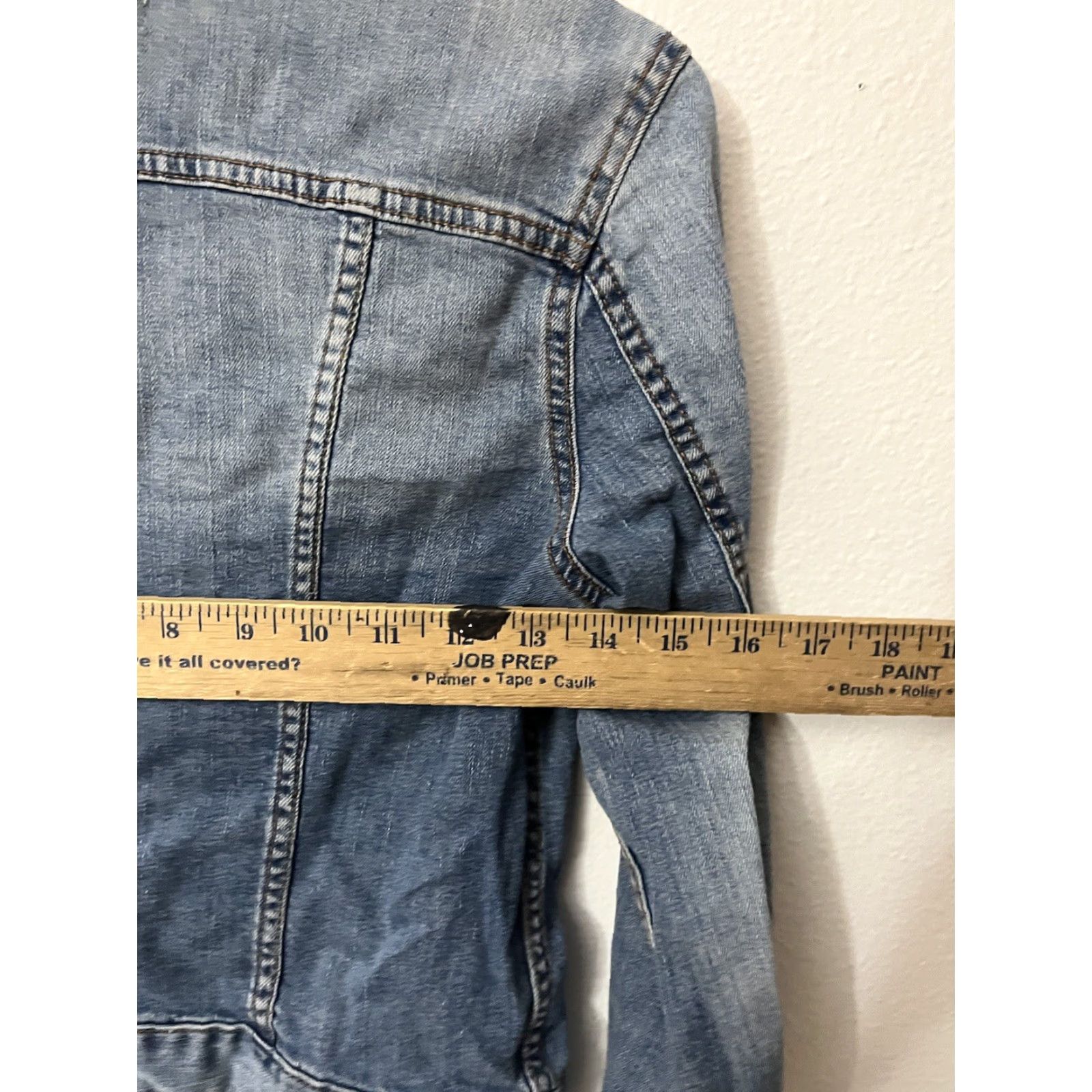 H&M H&M Denim Jacket Women's Size 6 Blue Cotton Blend Casual Classic Fall Winter Size 28" / US 6 / IT 42 - 5 Thumbnail