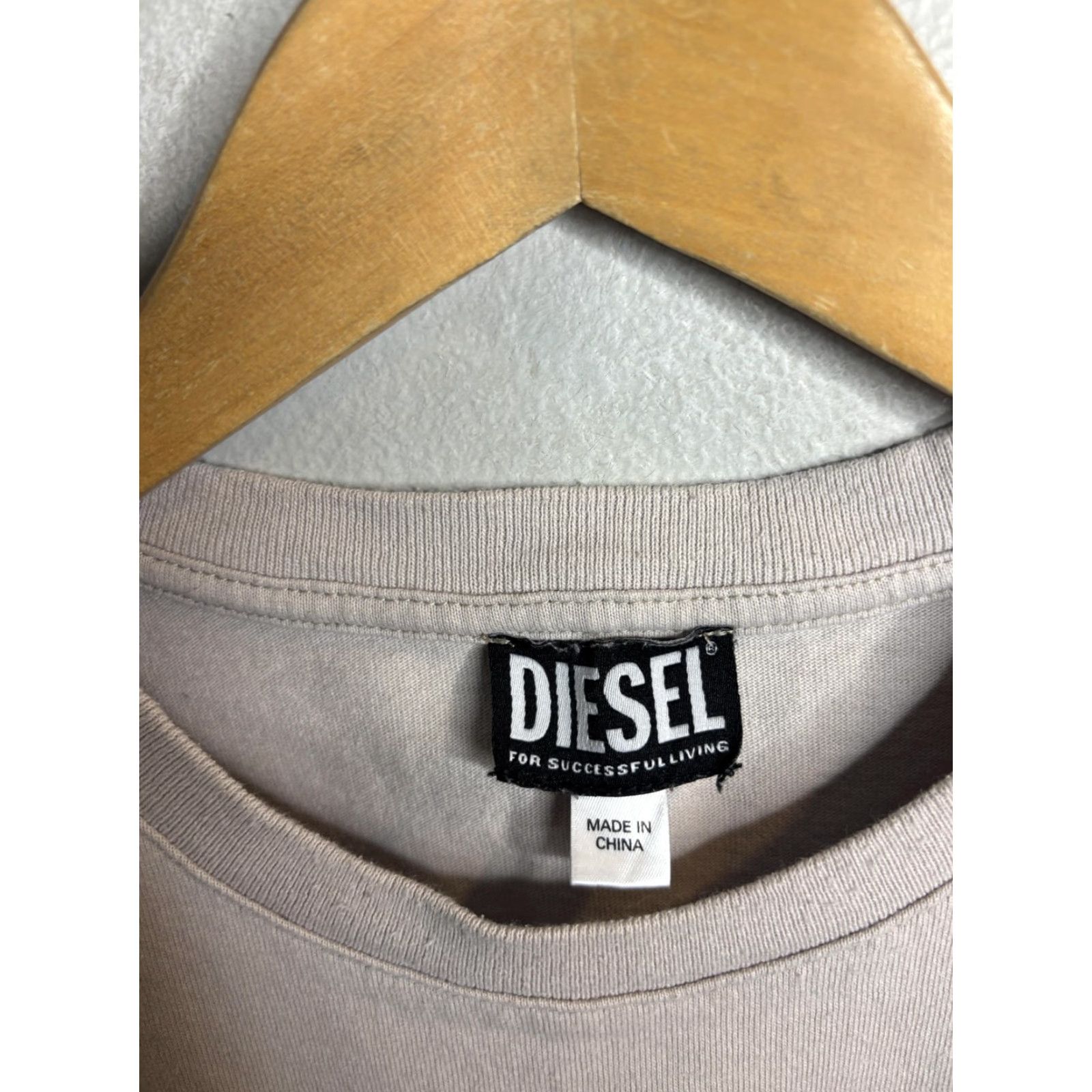 Diesel Diesel Shirt Mens L Gray Graphic Print Tee Short Sleeve Crewneck Size US L / EU 52-54 / 3 - 4 Thumbnail