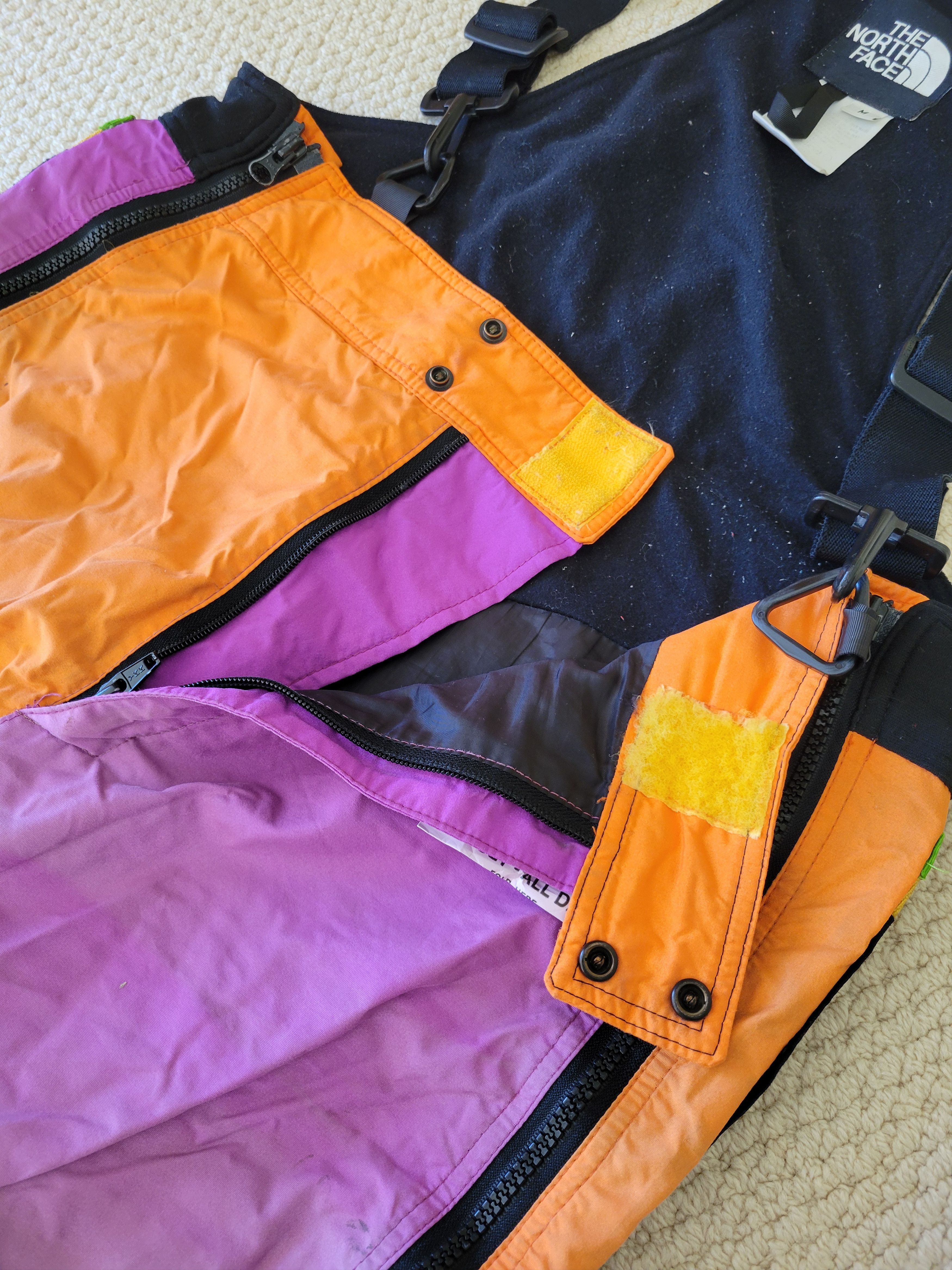 The North Face RARE Vintage TNF Mens Size M Ski Bibs USA Made Size US 34 / EU 50 - 11 Thumbnail