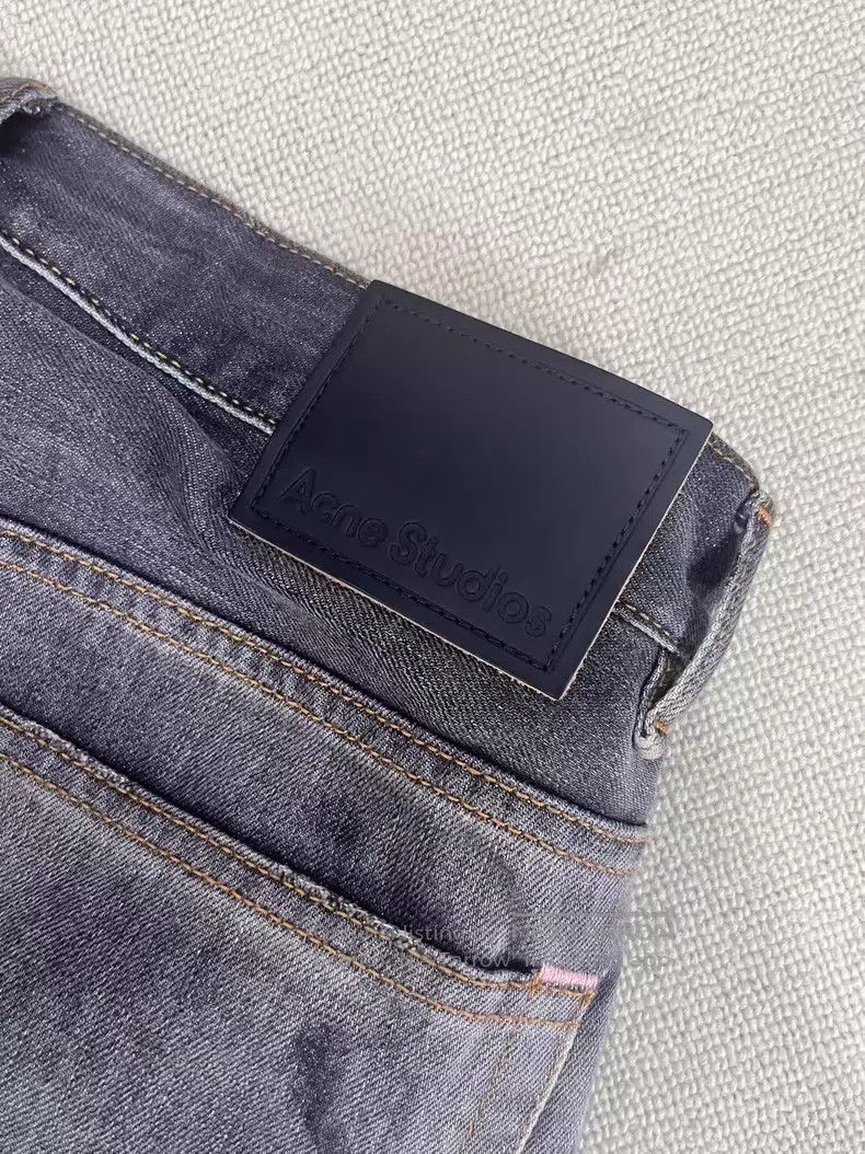 Acne Studios Acne Studios 1981 Washed Low Rise Wide Leg Design Denim Pa Size US 30 / EU 46 - 3 Thumbnail
