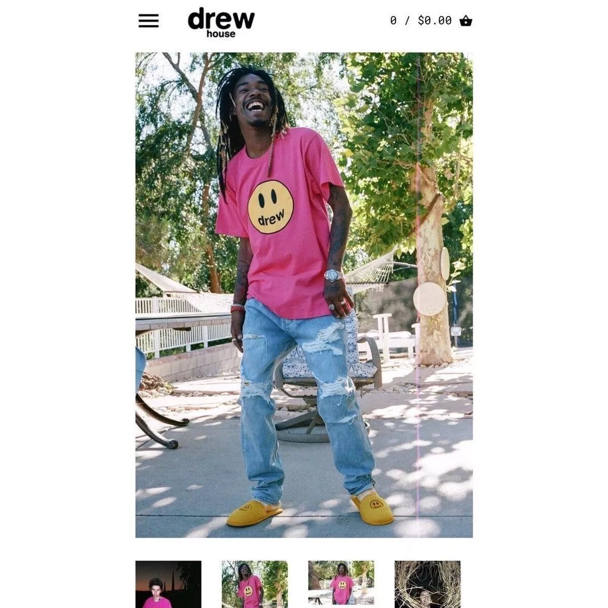 Drew House drew house Tapered Leg Jean VINTAGE BLEACH DESTROYED size 30 Size US 30 / EU 46 - 15 Thumbnail