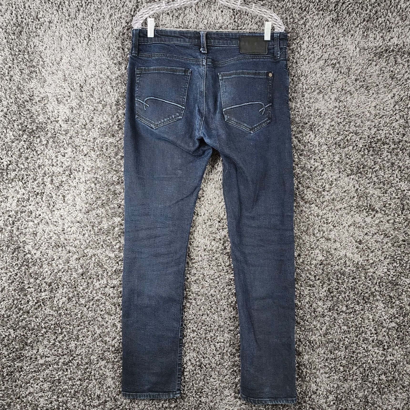 Mavi MAVI Dark Wash Straight Leg Jeans Size 33x32 Mens Blue Size US 33 - 6 Thumbnail