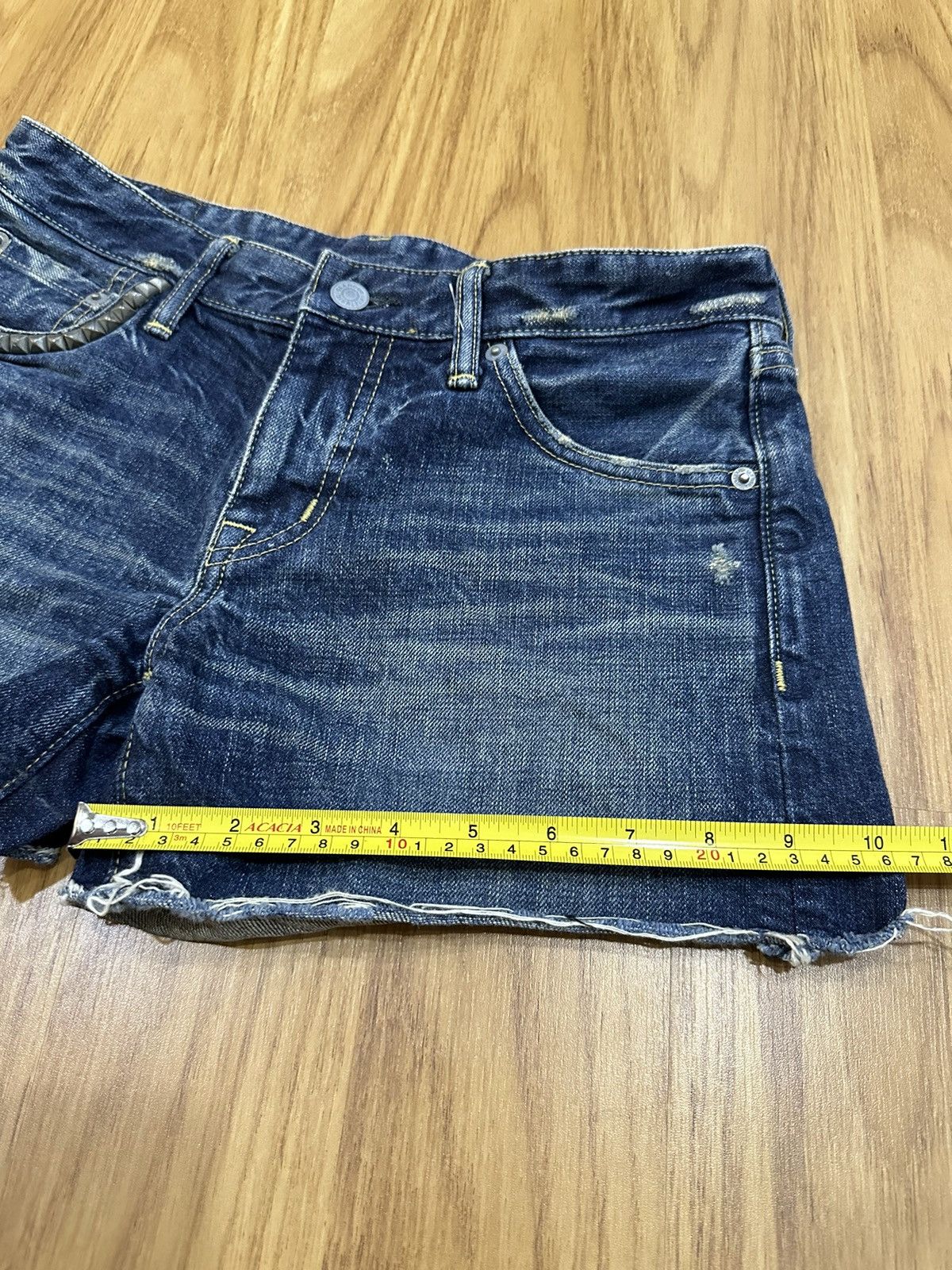 Hysteric Glamour Hysteric Glamour Studded Low Rise Denim Short Size 28" / US 6 / IT 42 - 8 Thumbnail