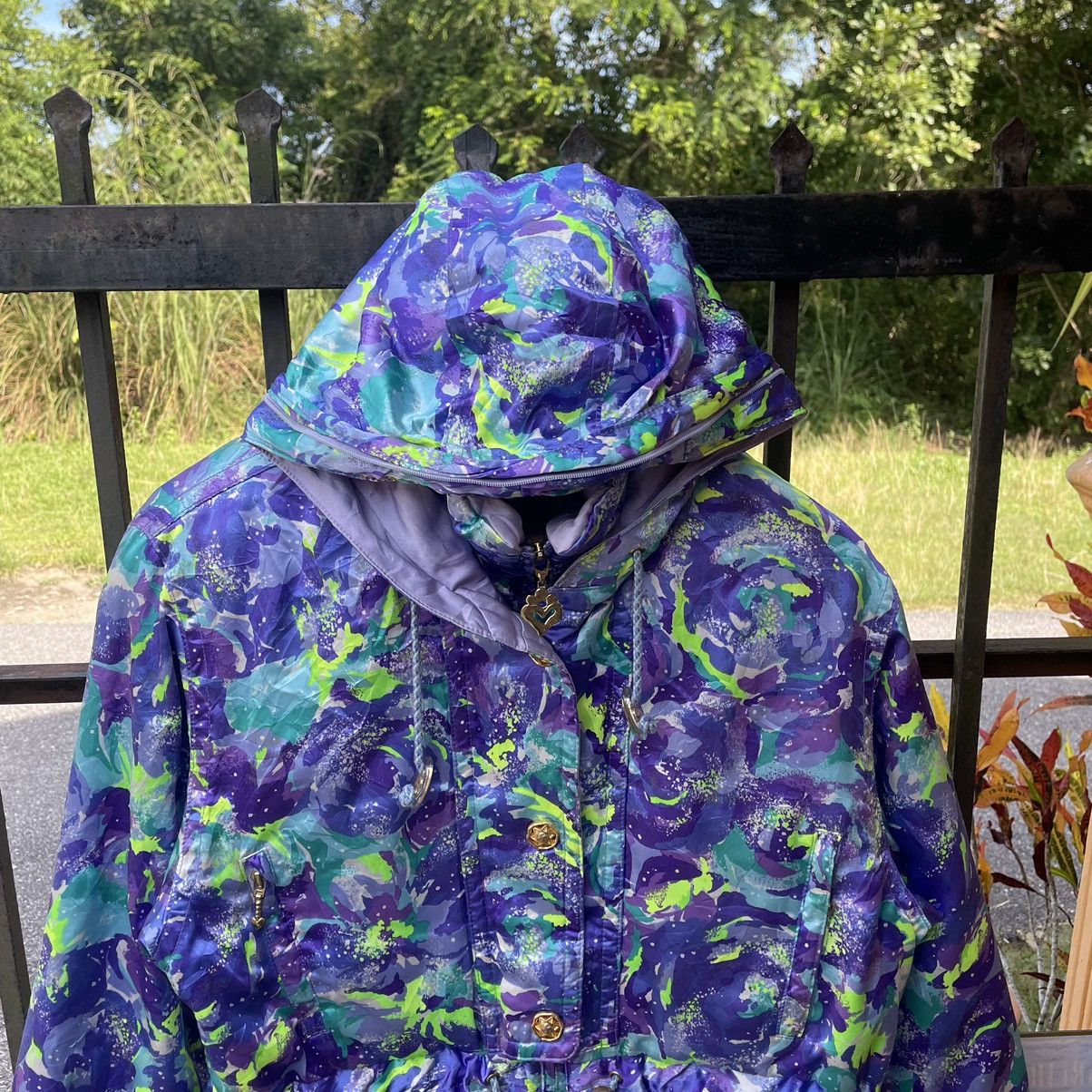 Ellesse 🔥🔥Vintage Ellesse Abstract Design Zipper Women Ski Jacket Size M / US 6-8 / IT 42-44 - 3 Thumbnail