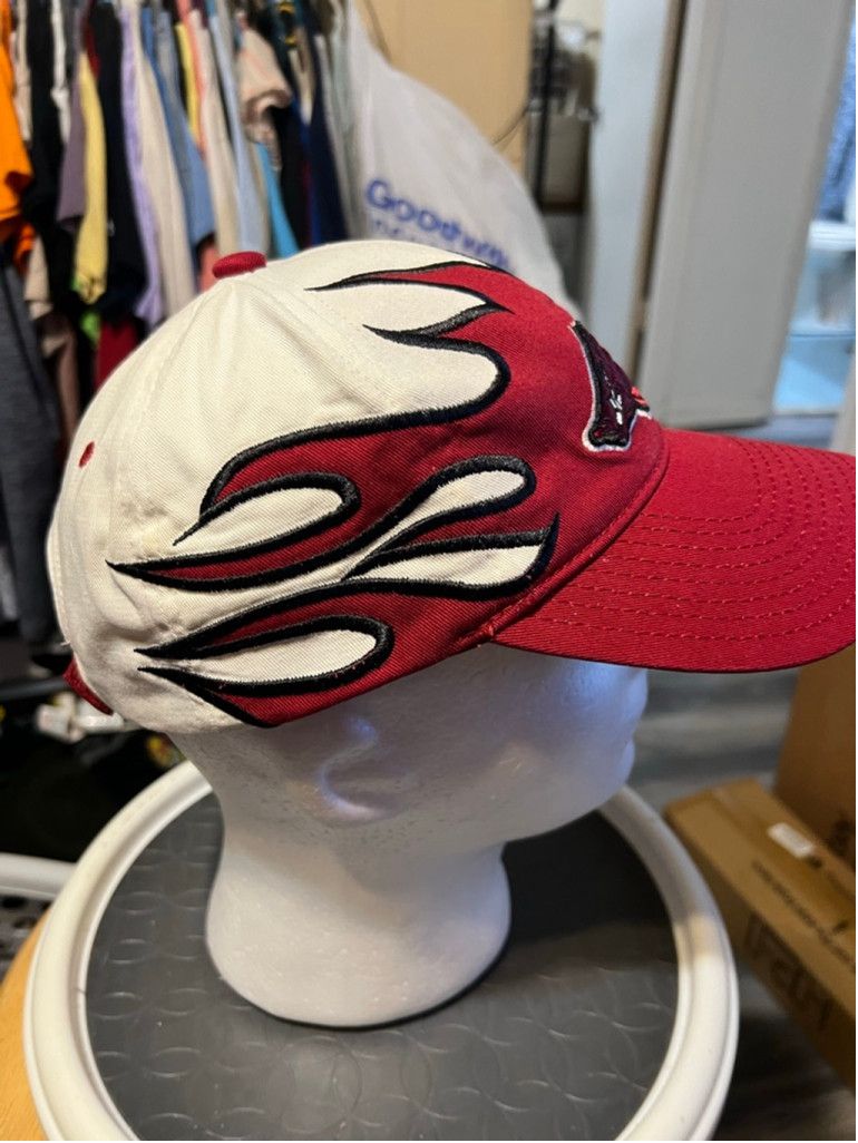 Other Men's Tail Gate Gear Arkansas Razorbacks Red White Flame Hat Size ONE SIZE - 5 Thumbnail