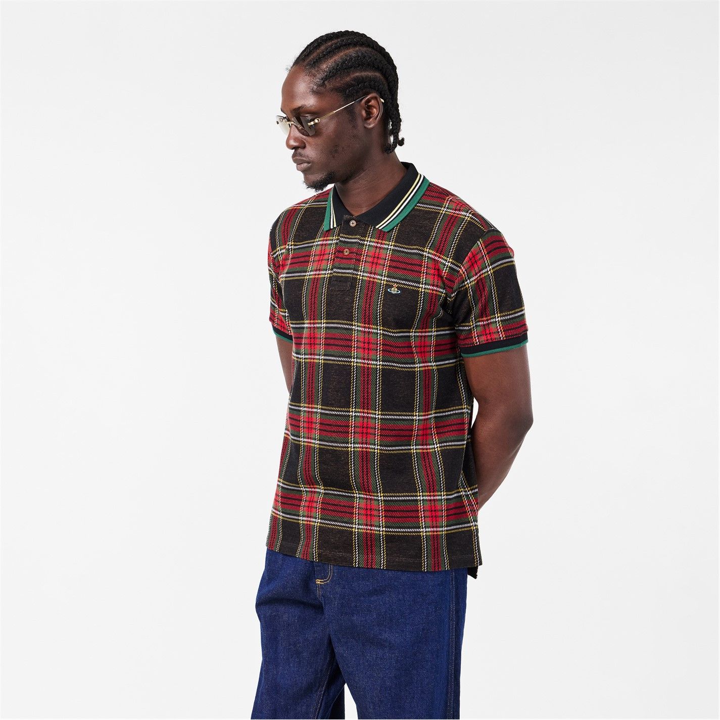 Vivienne Westwood o1g2r1mq0526 Short Sleeve Polo Shirt in Multicolor Size US XL / EU 56 / 4 - 3 Thumbnail