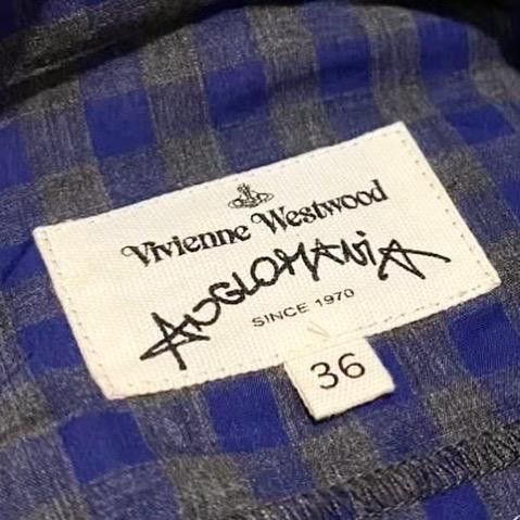 Designer × Vivienne Westwood 💥Vivienne Westwood Anglomania Checkered Asymetric Shirt Size XS / US 0-2 / IT 36-38 - 3 Thumbnail