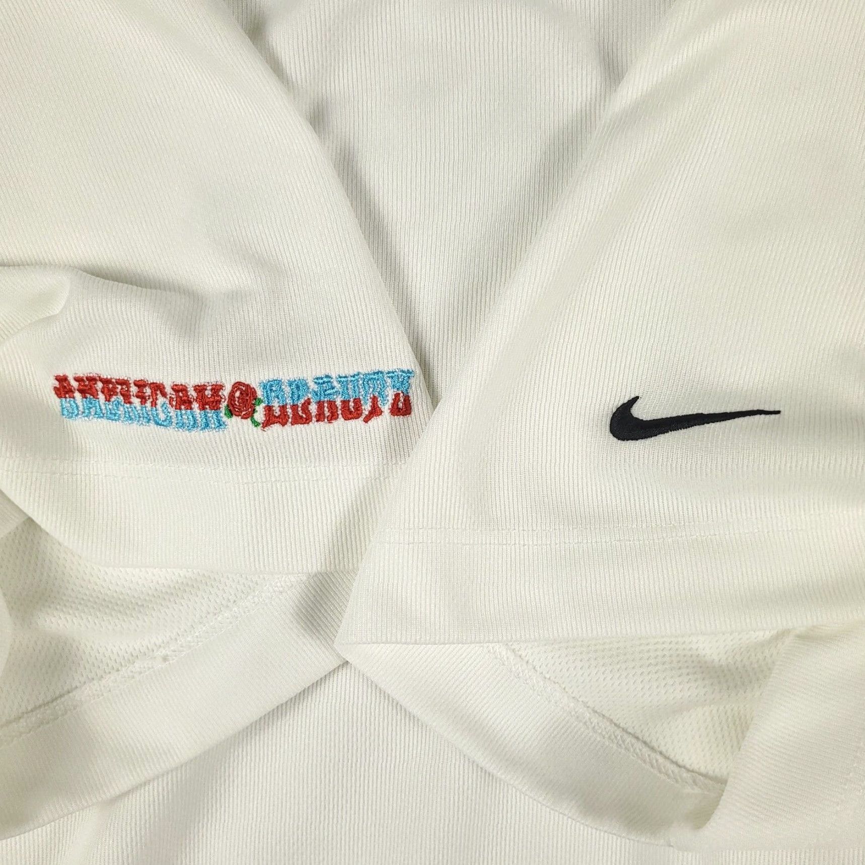 Nike Nike Polo Shirt Mens Large White Swoosh Golf Casual Short Sleeve Polo - Nike Shirt Mens Large White Classic Golf Casual (No N/A) Size US L / EU 52-54 / 3 - 3 Thumbnail