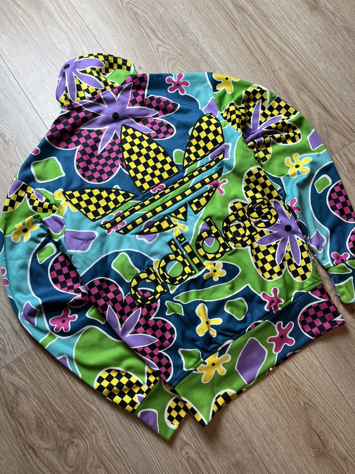 Adidas × Jeremy Scott Adidas X Jeremy Scott Floral New Track Jacket Men’s S Size US S / EU 44-46 / 1 - 7 Thumbnail