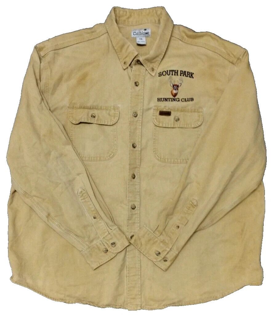 Carhartt × Carhartt Wip CARHATT Khaki Safari South Park Hunting Shirt Club Size 2XL Size US XXL / EU 58 / 5 - 5 Thumbnail