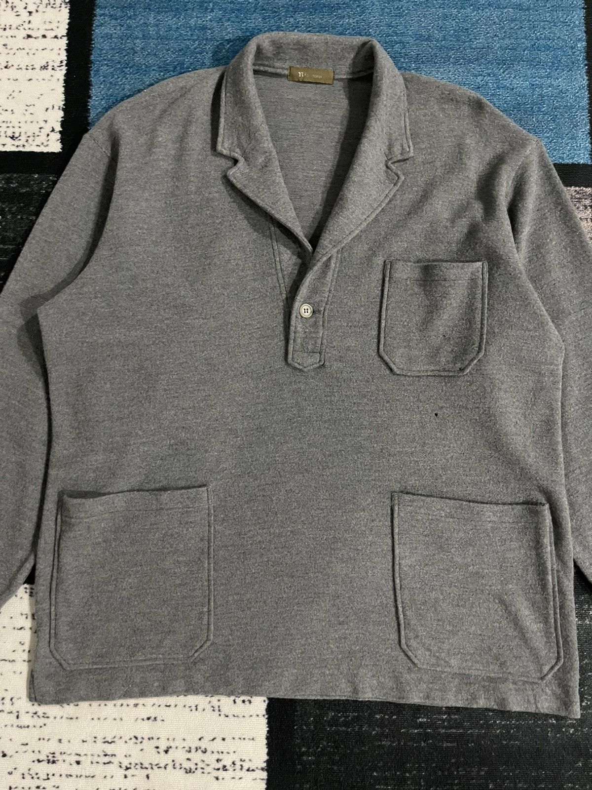 Yohji Yamamoto Vintage Yohji Yamamoto Half Button Wool Jacket Size US XL / EU 56 / 4 - 5 Thumbnail