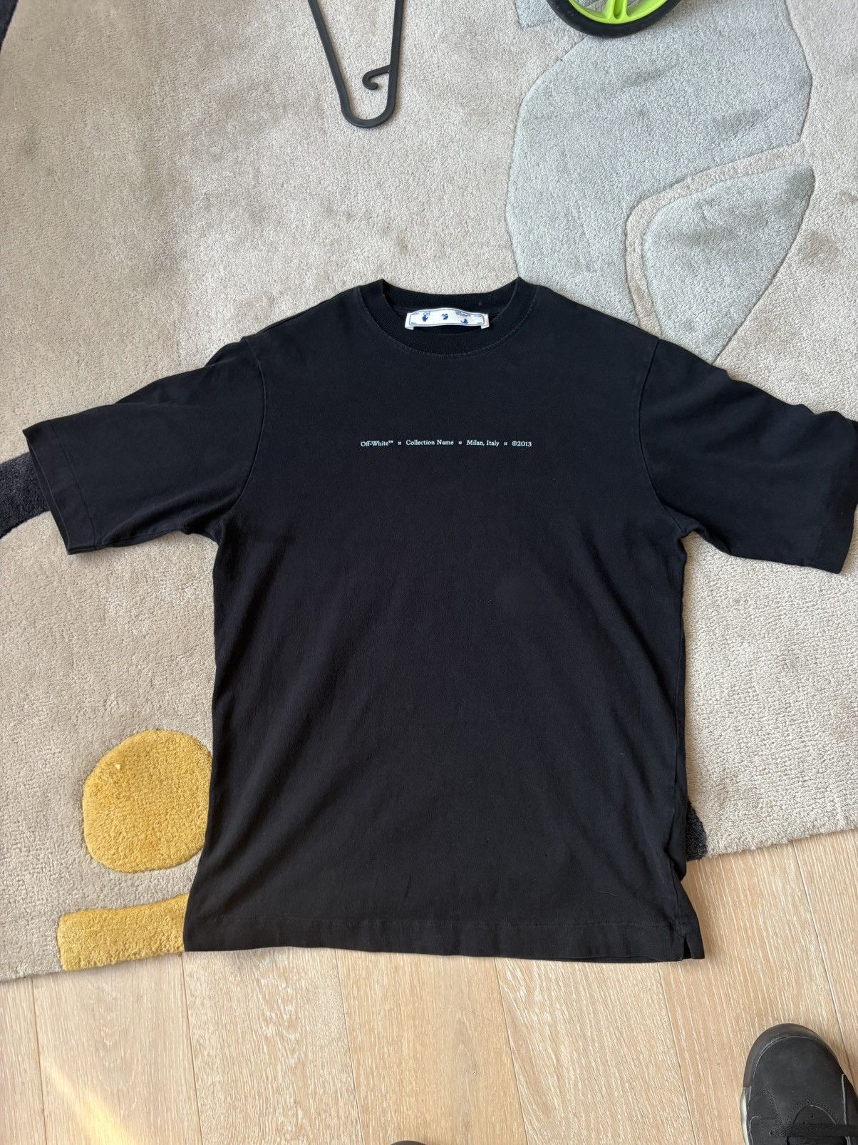 【美品】OFF-WHITE グラフィックTシャツ ブラック 2013 Off white 2013 shirt - Gem