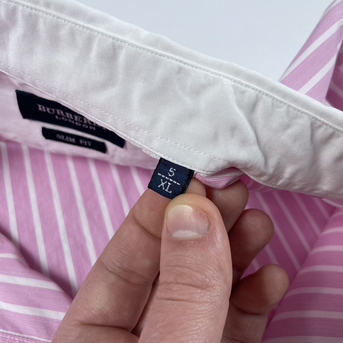Burberry Burberry London Striped Shirt Button Up Size US XL / EU 56 / 4 - 10 Thumbnail