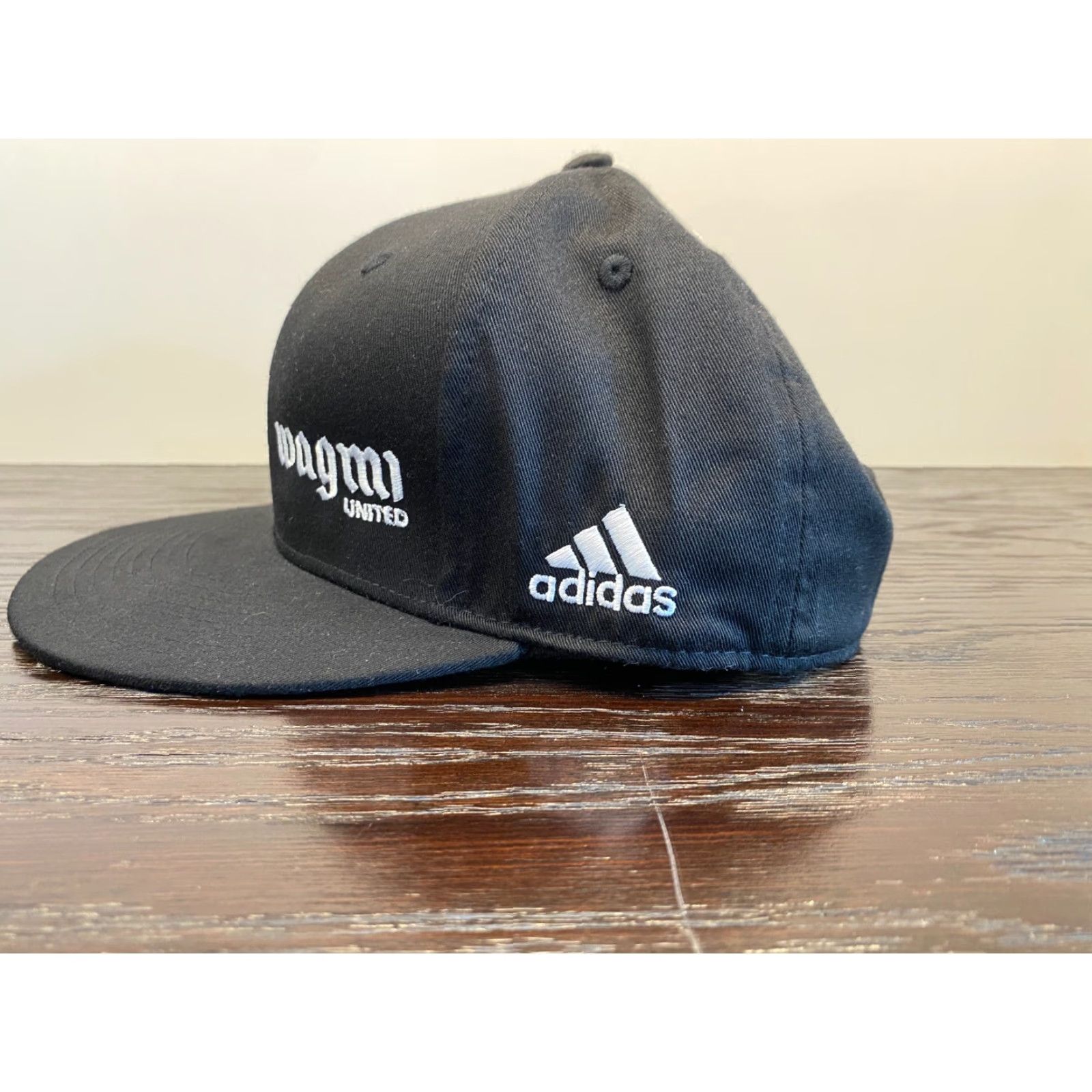 Adidas Wagmi United Adidas Hat Adult One Size Black Snapback Football Soccer SnowFro Size ONE SIZE - 4 Thumbnail