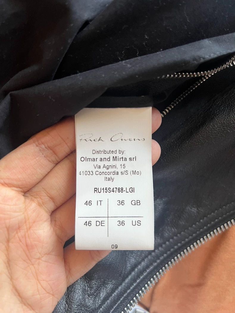 Rick Owens rick owens size 36 Leather jacket Size US M / EU 48-50 / 2 - 7 Thumbnail