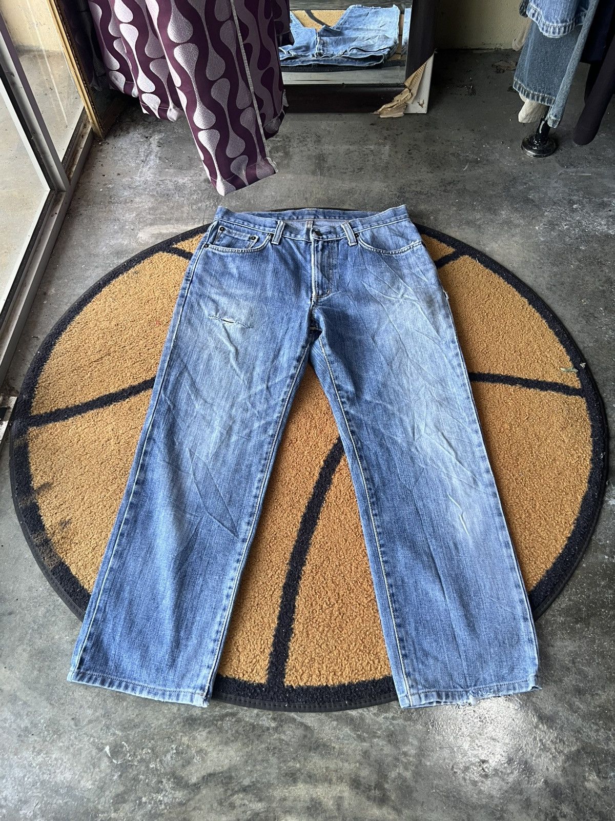 Edwin 🔥Vintage Edwin 403 Distressed Denim Size US 32 / EU 48 - 1 Thumbnail
