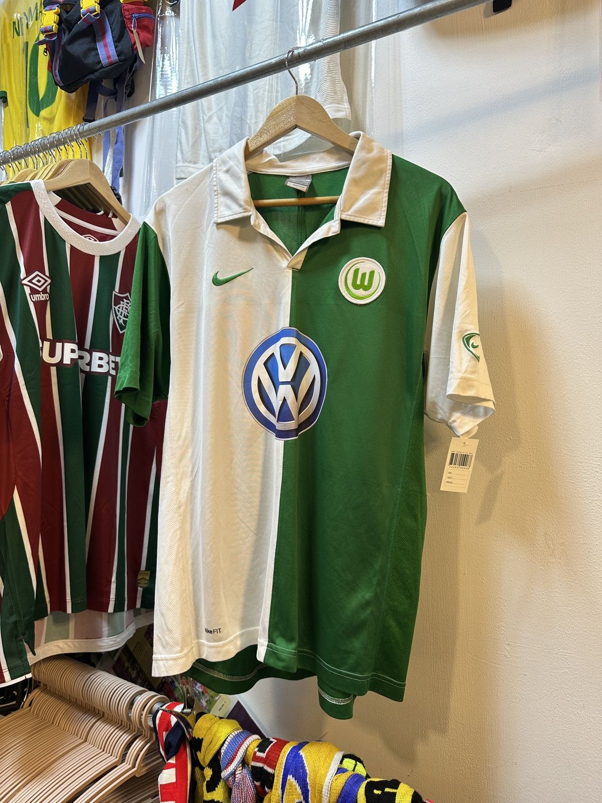 Nike 2007-2008 VFL Wolfsburg Home Kit Size US L / EU 52-54 / 3 - 1 Thumbnail