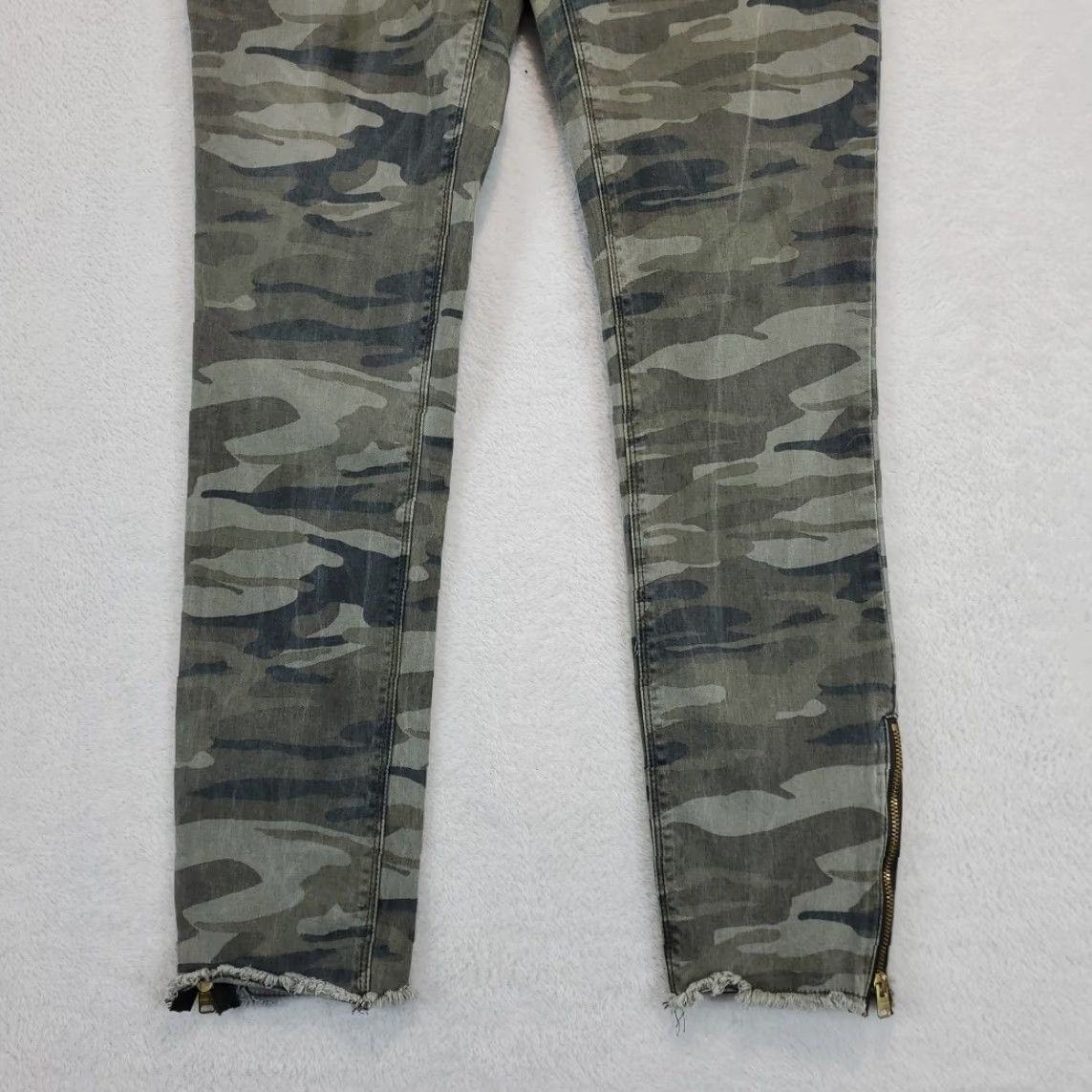 Express Express Jeans Camouflage Ankle Zip Legging Women 6R Midsize Stretch Y2K Gorpcore Size 28" / US 6 / IT 42 - 4 Thumbnail