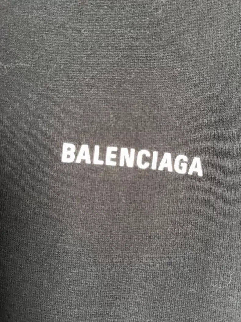 Balenciaga Balenciaga French Sweatshirt Black Size US S / EU 44-46 / 1 - 5 Thumbnail