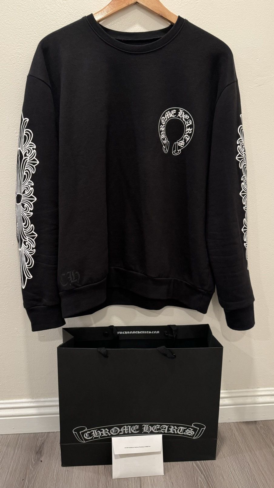 Chrome Hearts Chrome Hearts Floral Crewneck Rare Size US M / EU 48-50 / 2 - 1 Thumbnail