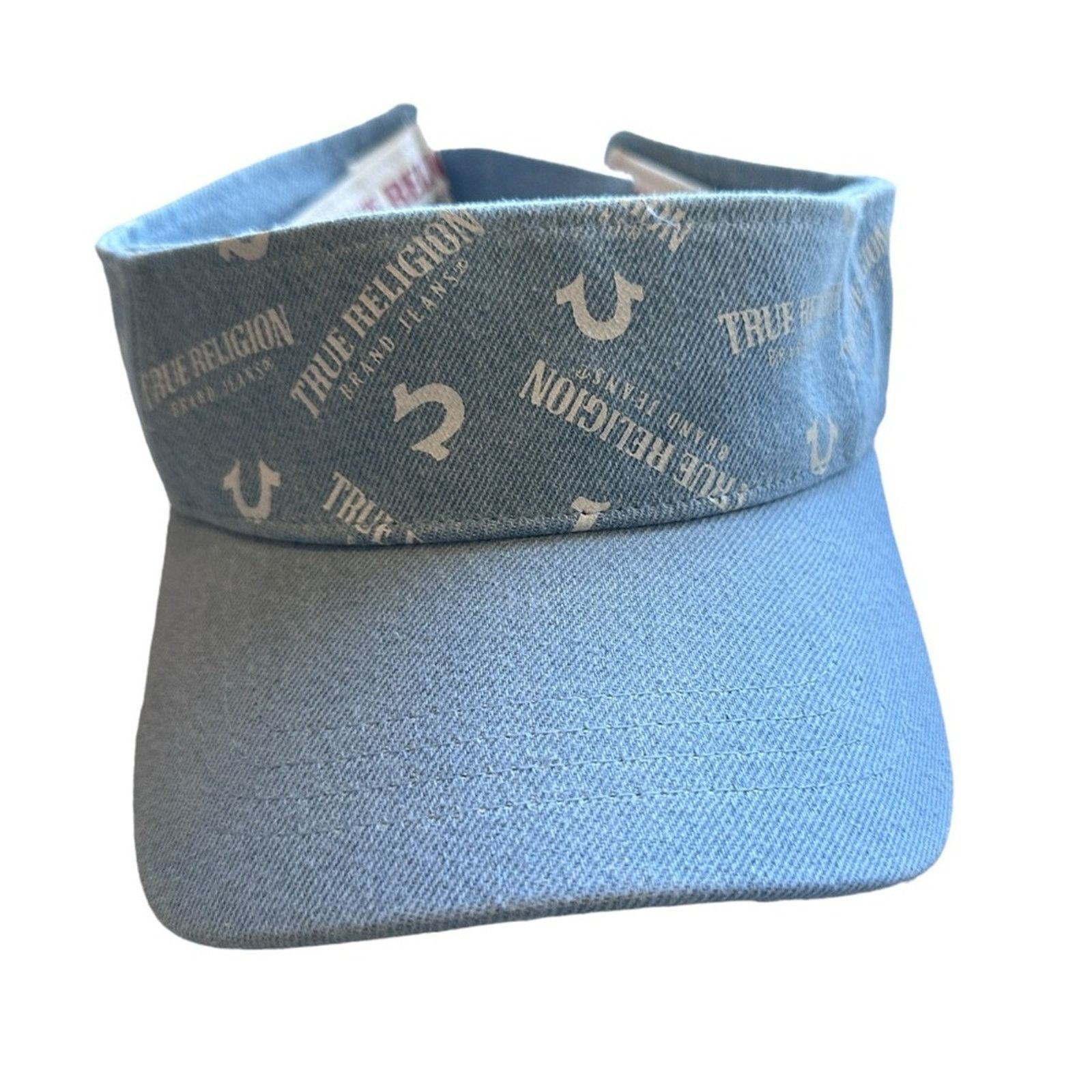 True Religion NWT True Religion Visor Hat in Denim Blue Size ONE SIZE - 2 Thumbnail