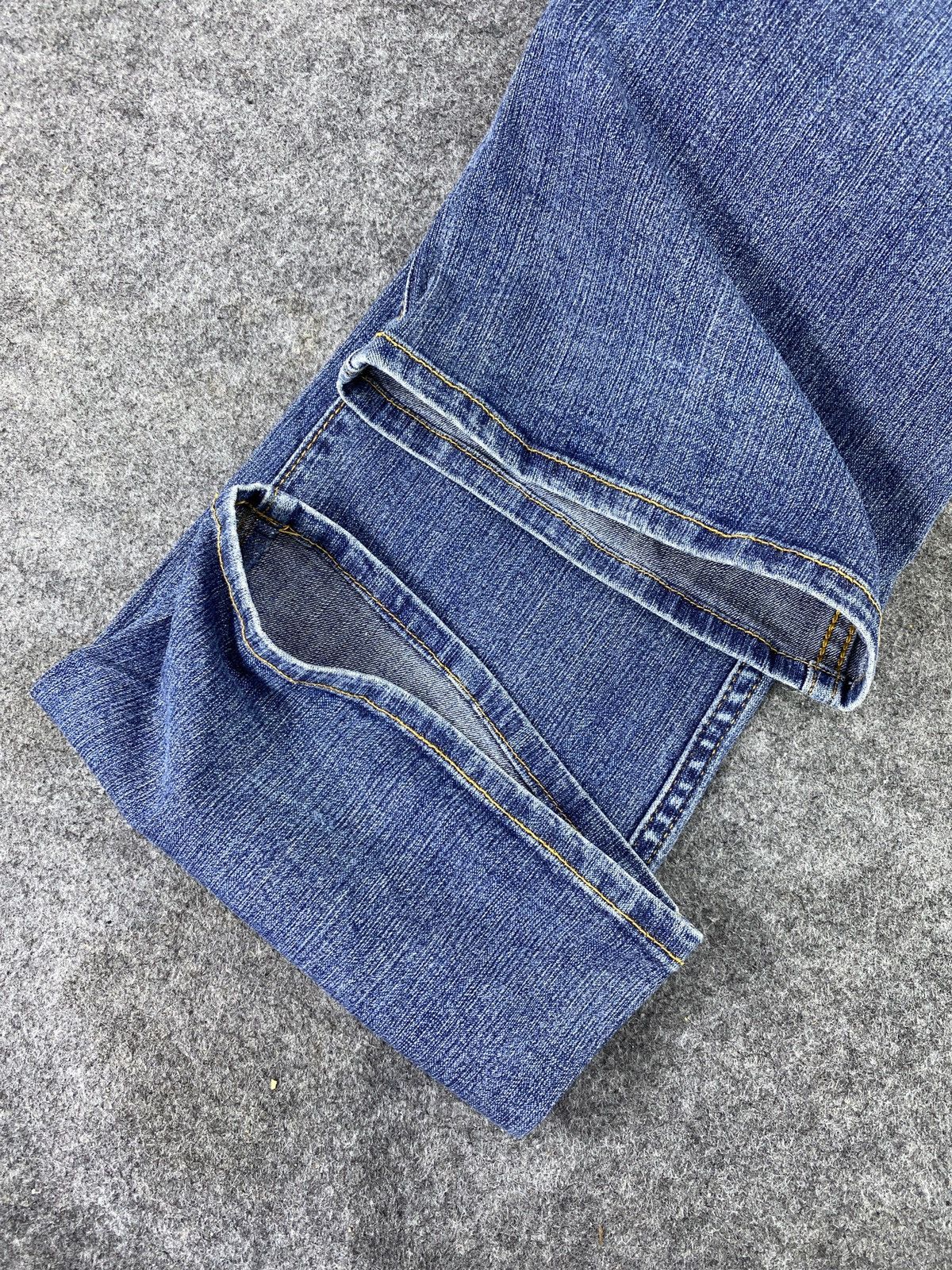 Japanese Brand × Jean Japanese Brand Brappers Flared Blue Jeans - J1033 Size 26" / US 2 / IT 38 - 13 Thumbnail
