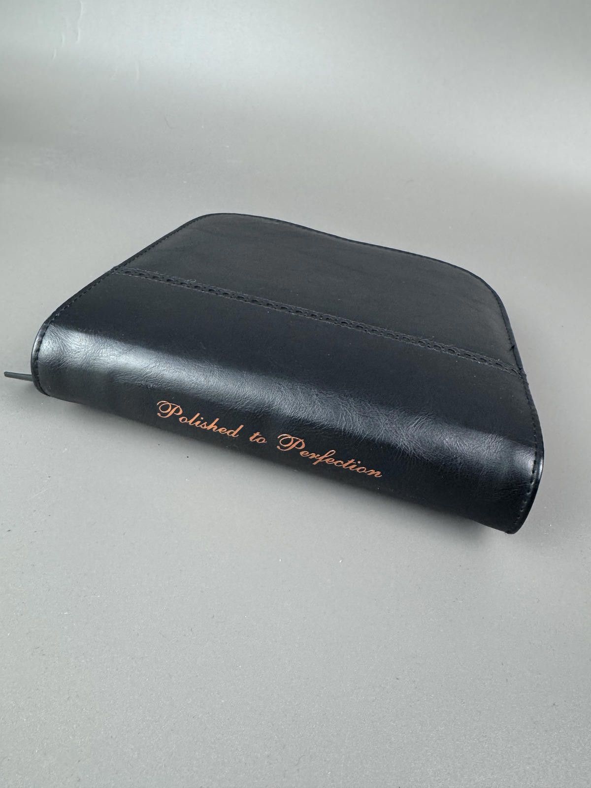 Ted Baker Ted Baker Black Leather Shoe Care Kit with Brush and Cloth Size ONE SIZE - 2 Thumbnail