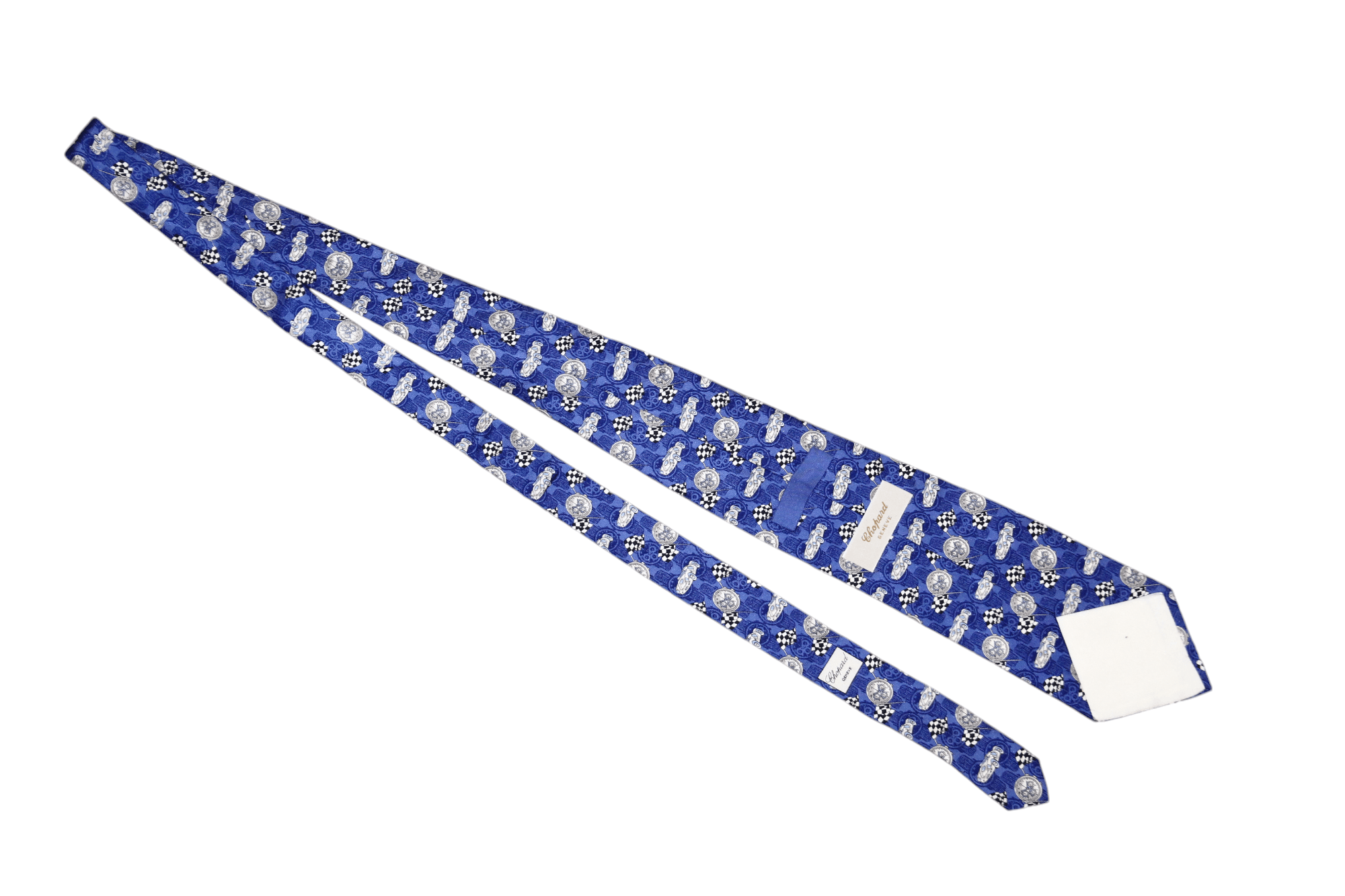 Chopard Chopard Geneve Racing Design Silk Tie Size ONE SIZE - 12 Thumbnail