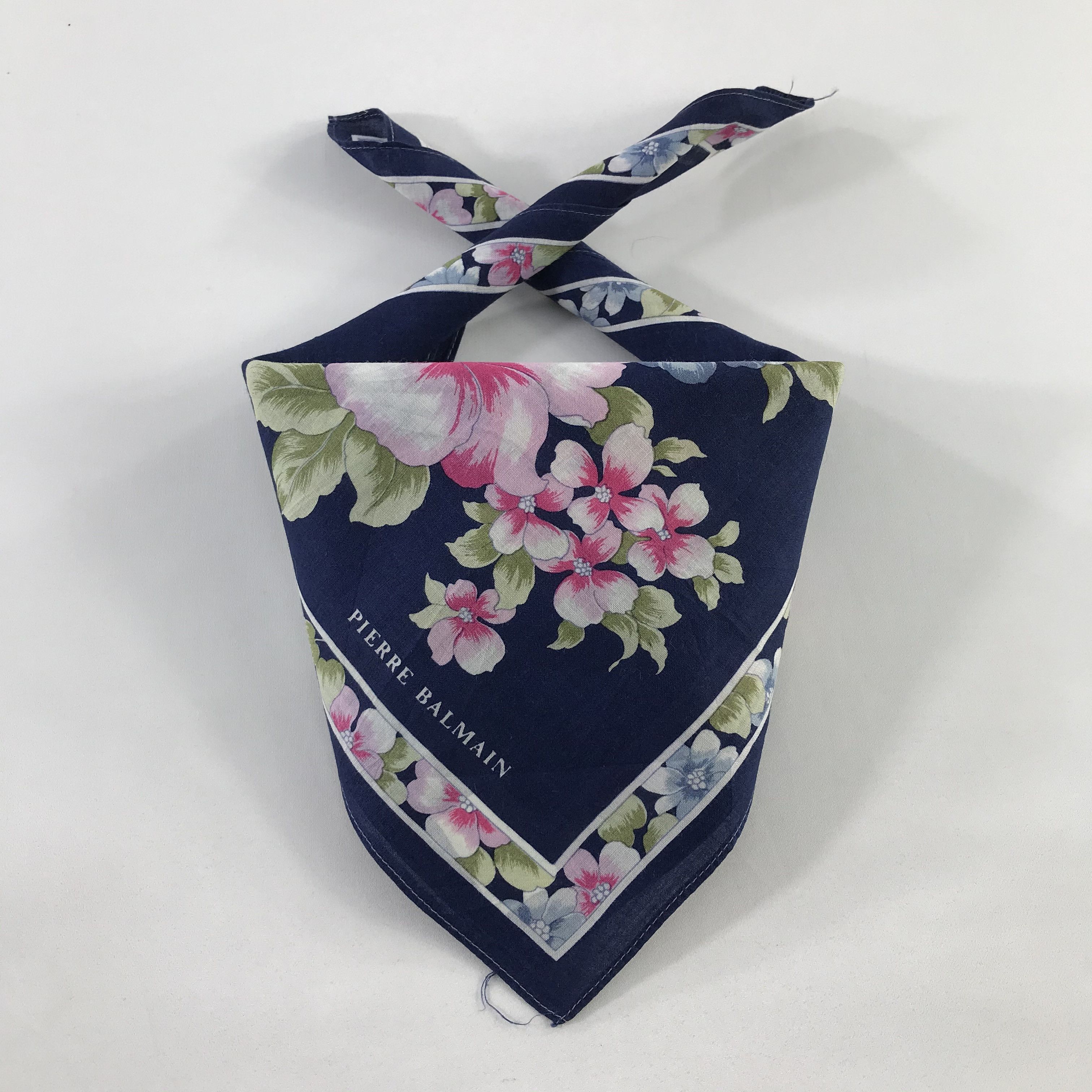 Pierre Balmain × Vintage Pierre Balmain Bandana / Handkerchief / Neckerchief - S669 Size ONE SIZE - 3 Thumbnail