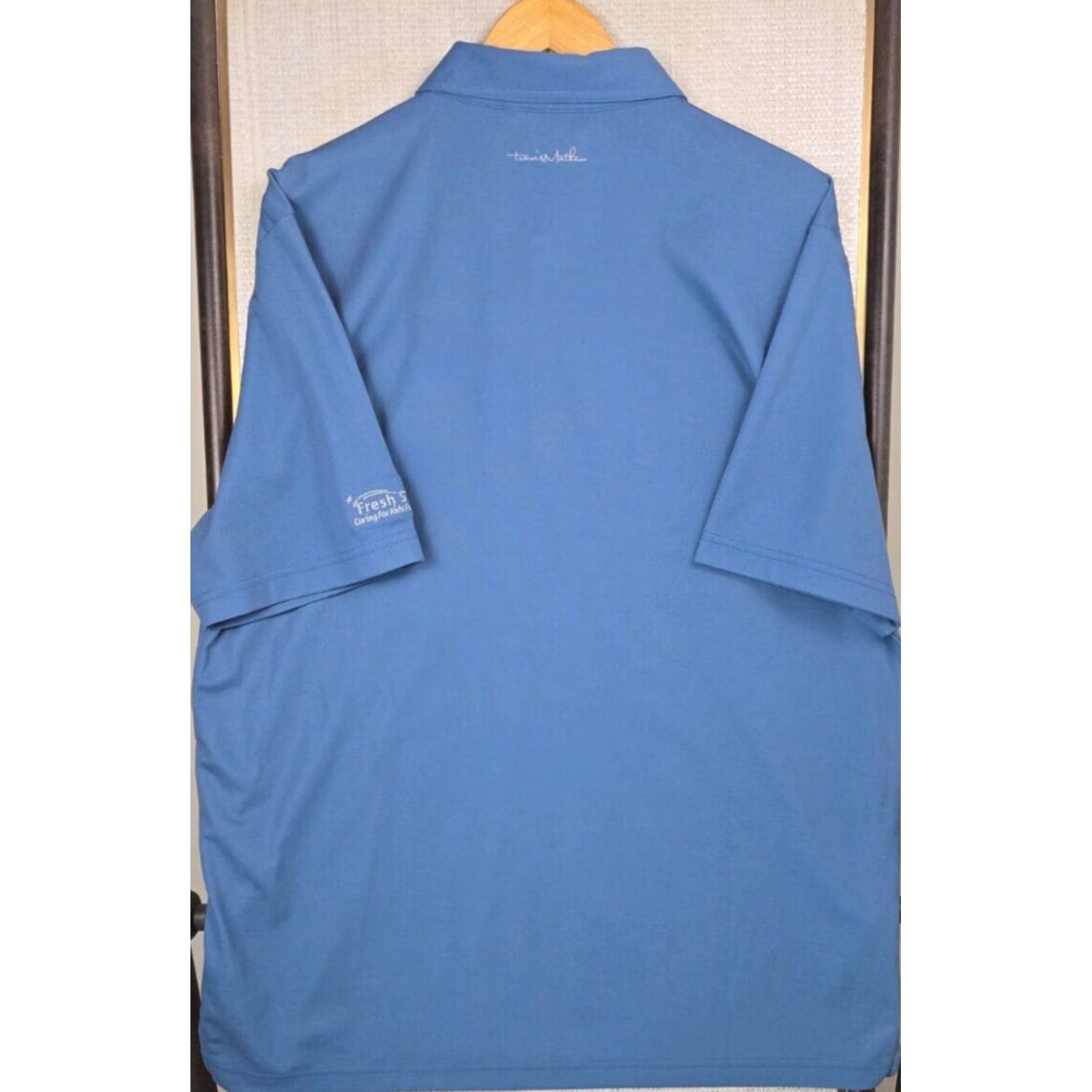 TravisMathew Travis Mathew Shirt Mens XL Blue MEDINAH New Size Polo Pima Polyester Golf Size US XL / EU 56 / 4 - 7 Thumbnail