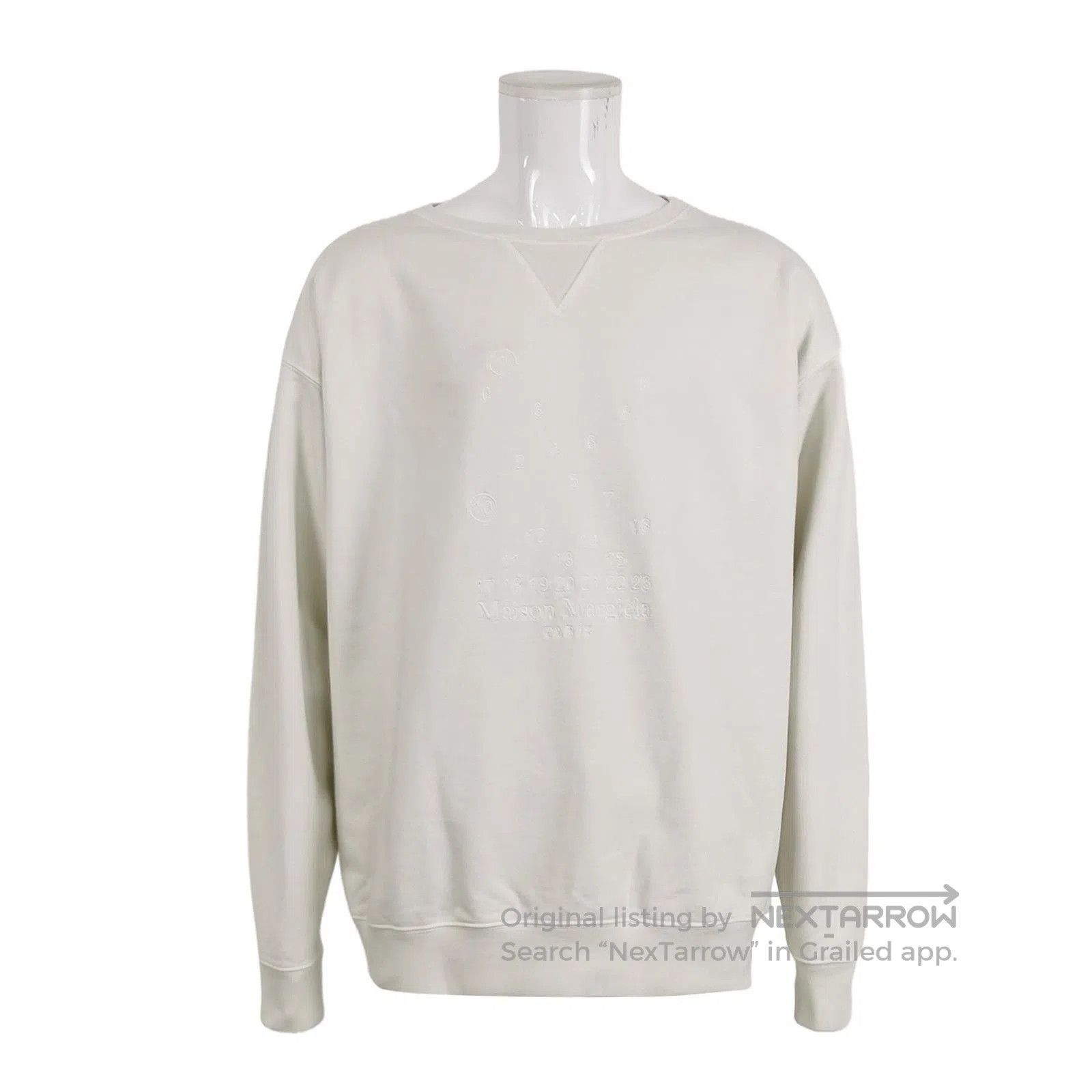Maison Margiela Maison Margiela Cotton Logo Crewneck Sweatshirt L. Size US M / EU 48-50 / 2 - 2 Thumbnail