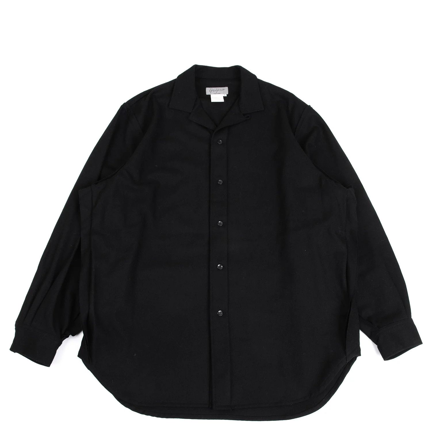 Yohji Yamamoto Yohji Yamamoto Melton Wool Inside-Out Shirt Size US M / EU 48-50 / 2 - 1 Thumbnail