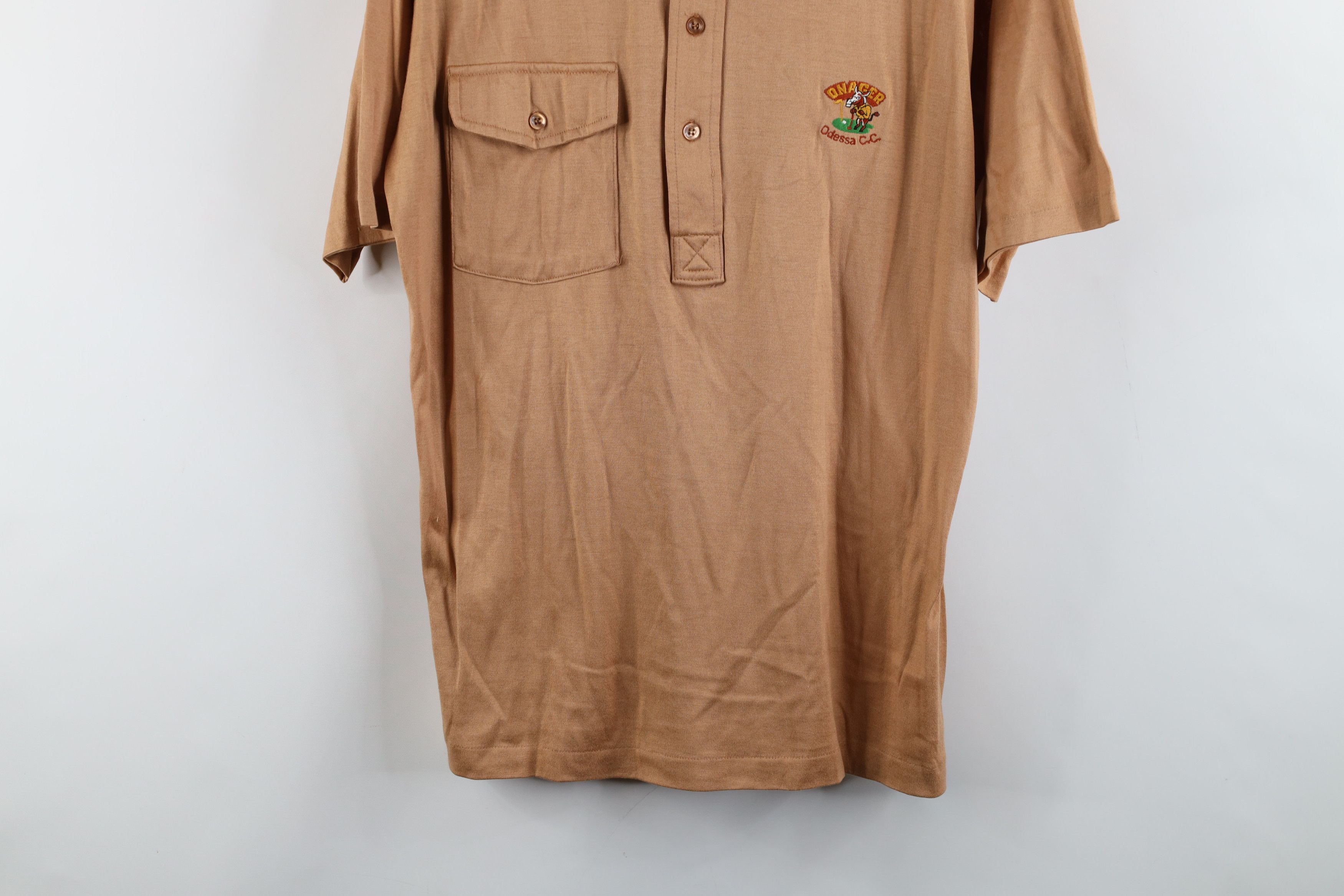Vintage Vintage 70s Odessa Country Club Knit Golf Polo Shirt USA Size US M / EU 48-50 / 2 - 3 Thumbnail