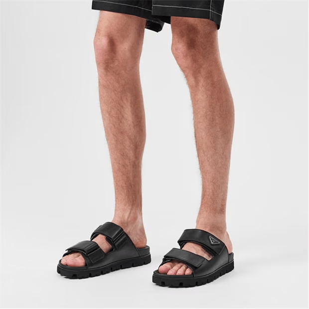 Prada Leather Strap Sandals Size US 8 / EU 41 - 2 Thumbnail