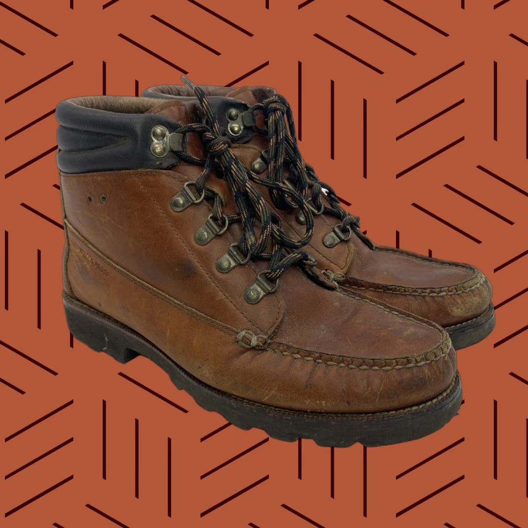 Vintage VINTAGE H.H. Brown Women's Leather Hiking Chukka Boots Waterproof Gore-Tex Size 7.5 Fall Winter Outdoor Size US 7.5 / IT 37.5 - 1 Thumbnail