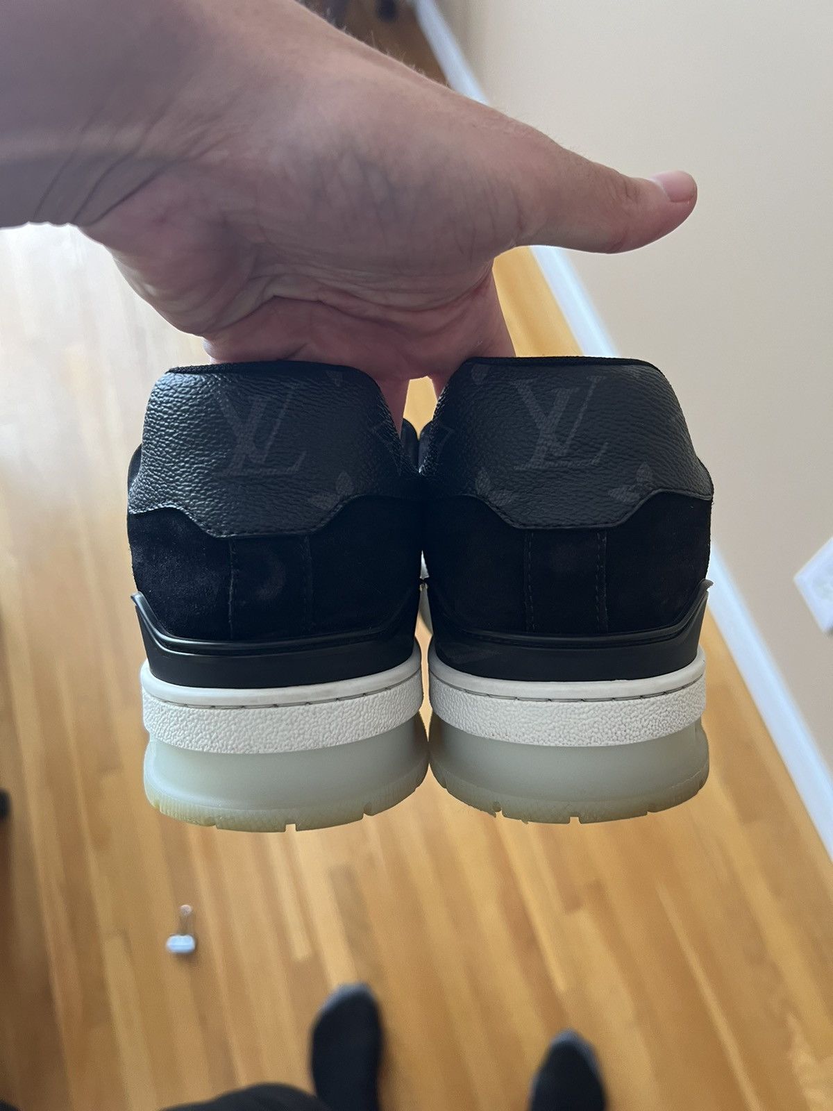 Louis Vuitton Louis Vuitton LV Trainer Black Monogram Size US 10.5 / EU 43-44 - 6 Thumbnail