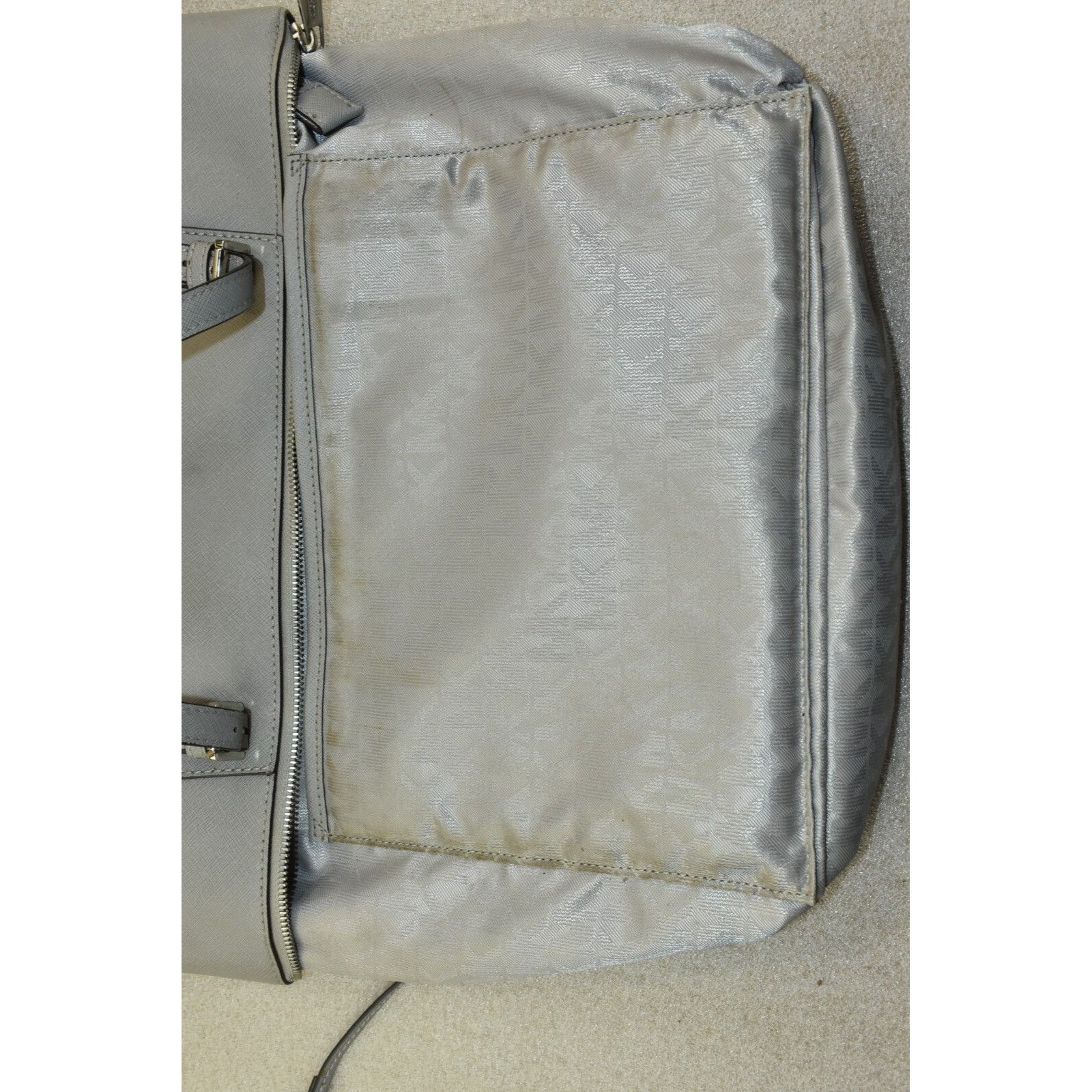 Michael Kors Michael Kors Jet Set Top Zip Tote Saffiano Leather Gray Shou Size ONE SIZE - 12 Thumbnail