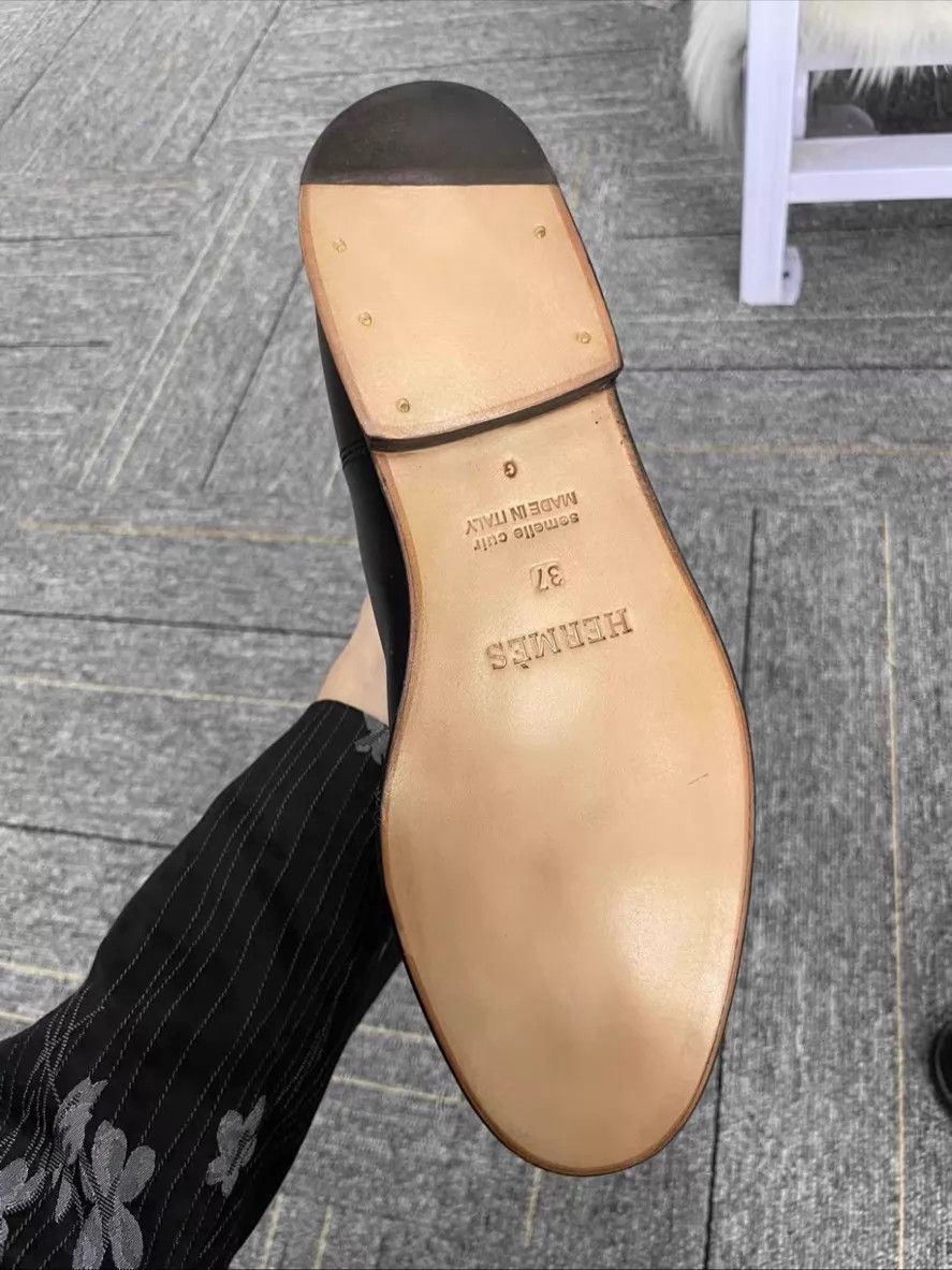 Hermes Hermes Black Kelly Buckle KneeHigh Boots 37 Boxed Size US 6.5 / IT 36.5 - 2 Thumbnail