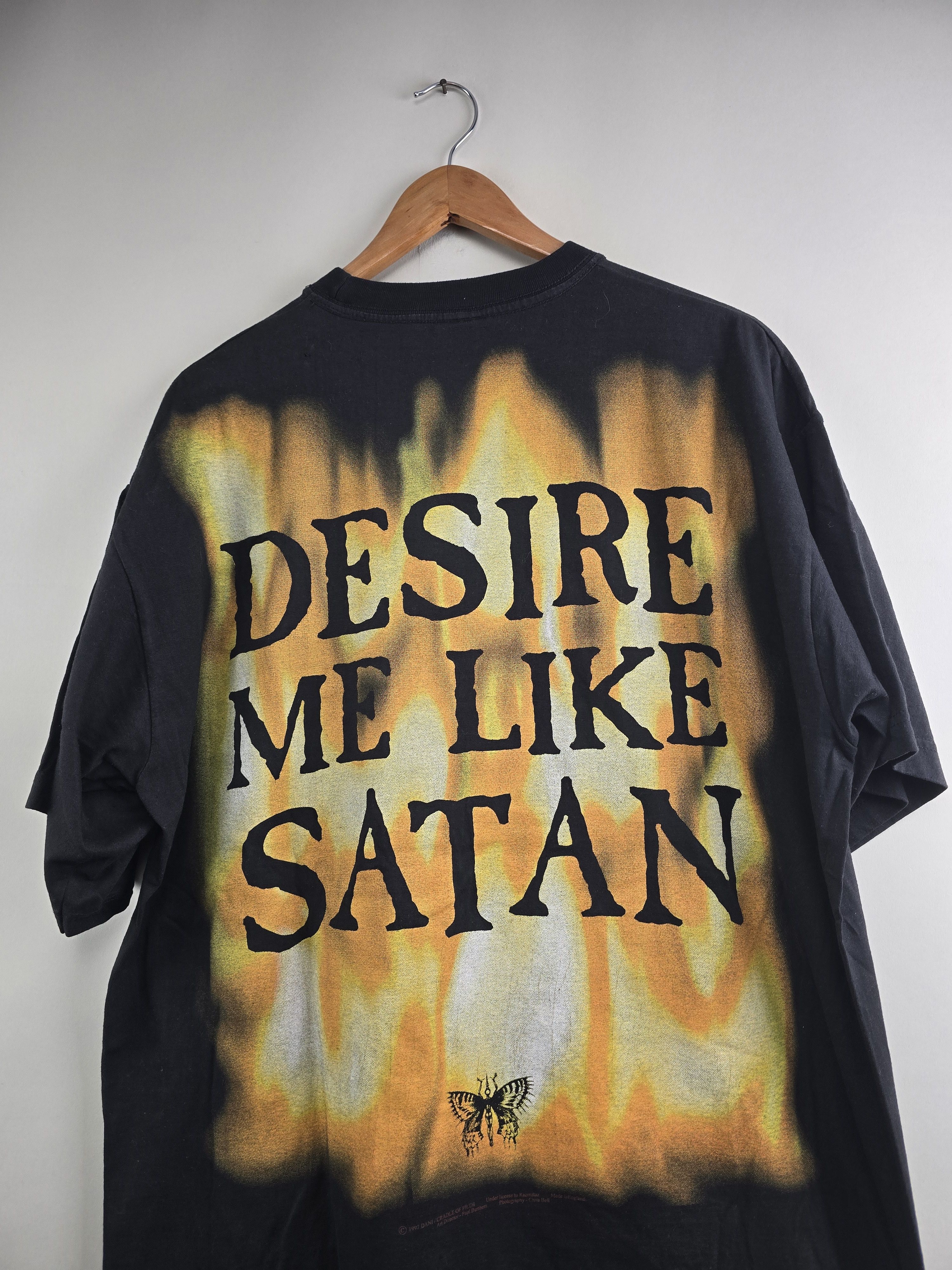 Band Tees × Vintage 1997 Cradle of Filth Desire me like satan XL 24" 31" Size US XL / EU 56 / 4 - 6 Thumbnail