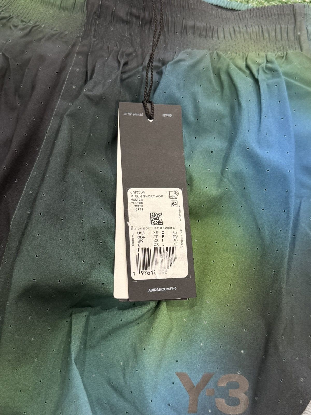 Adidas Adidas Y-3 All Over Print Run Shorts Multicolor Unisex Size US 28 / EU 44 - 2 Thumbnail