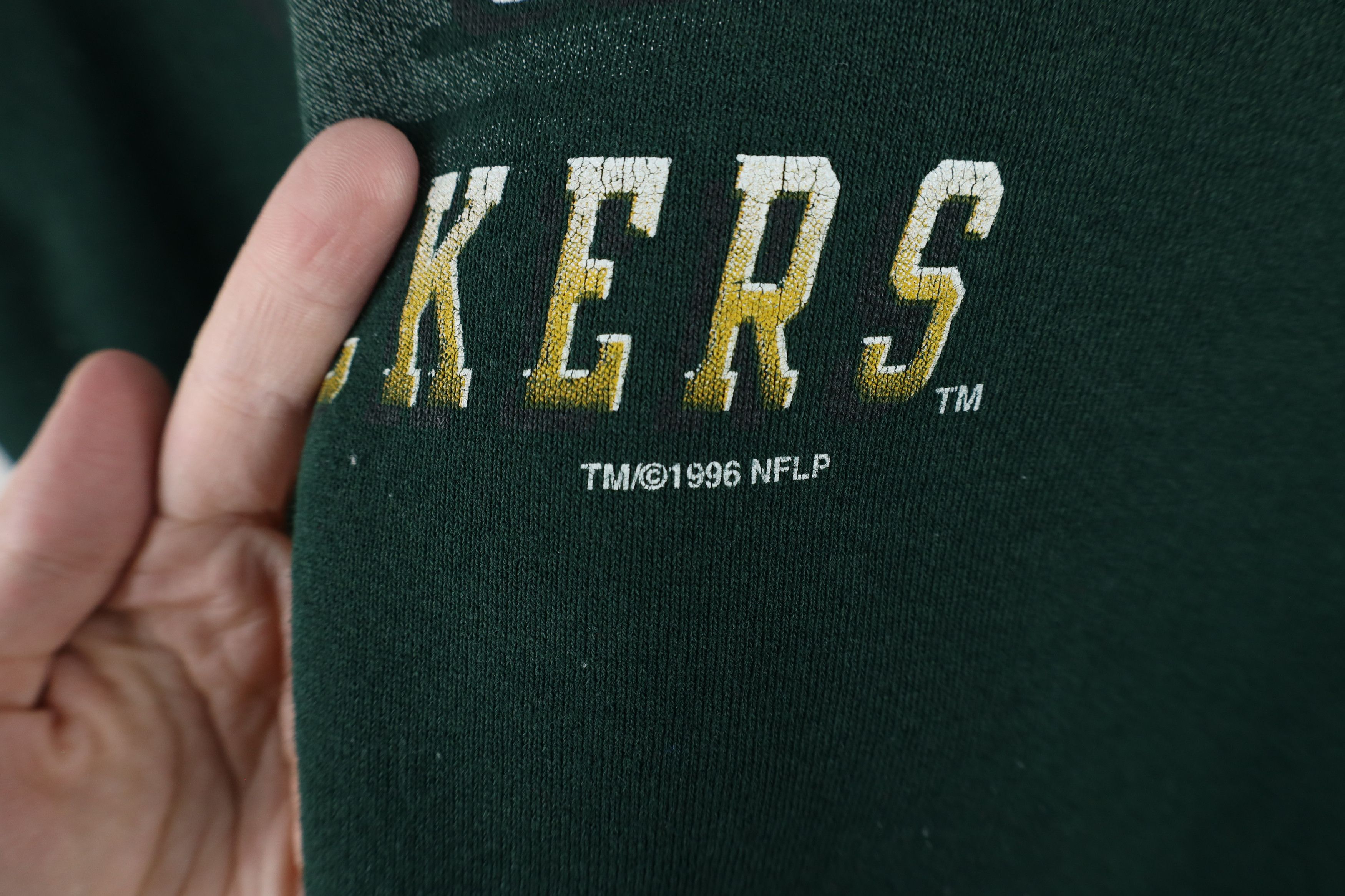 Vintage Vintage 90s Champs Green Bay Packers Football Sweatshirt USA Size US XXL / EU 58 / 5 - 5 Thumbnail