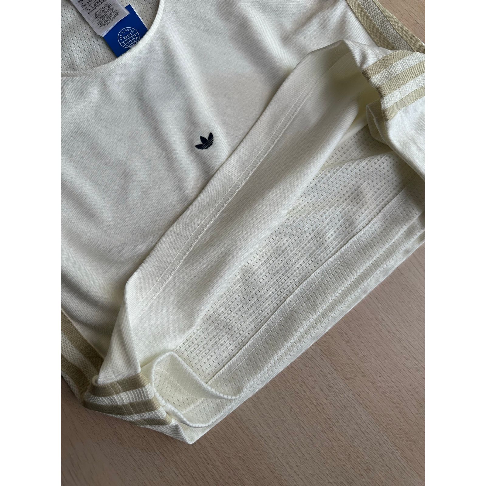 Adidas Adidas White Cropped Tanktop - Size XS - New Size XS / US 0-2 / IT 36-38 - 4 Thumbnail